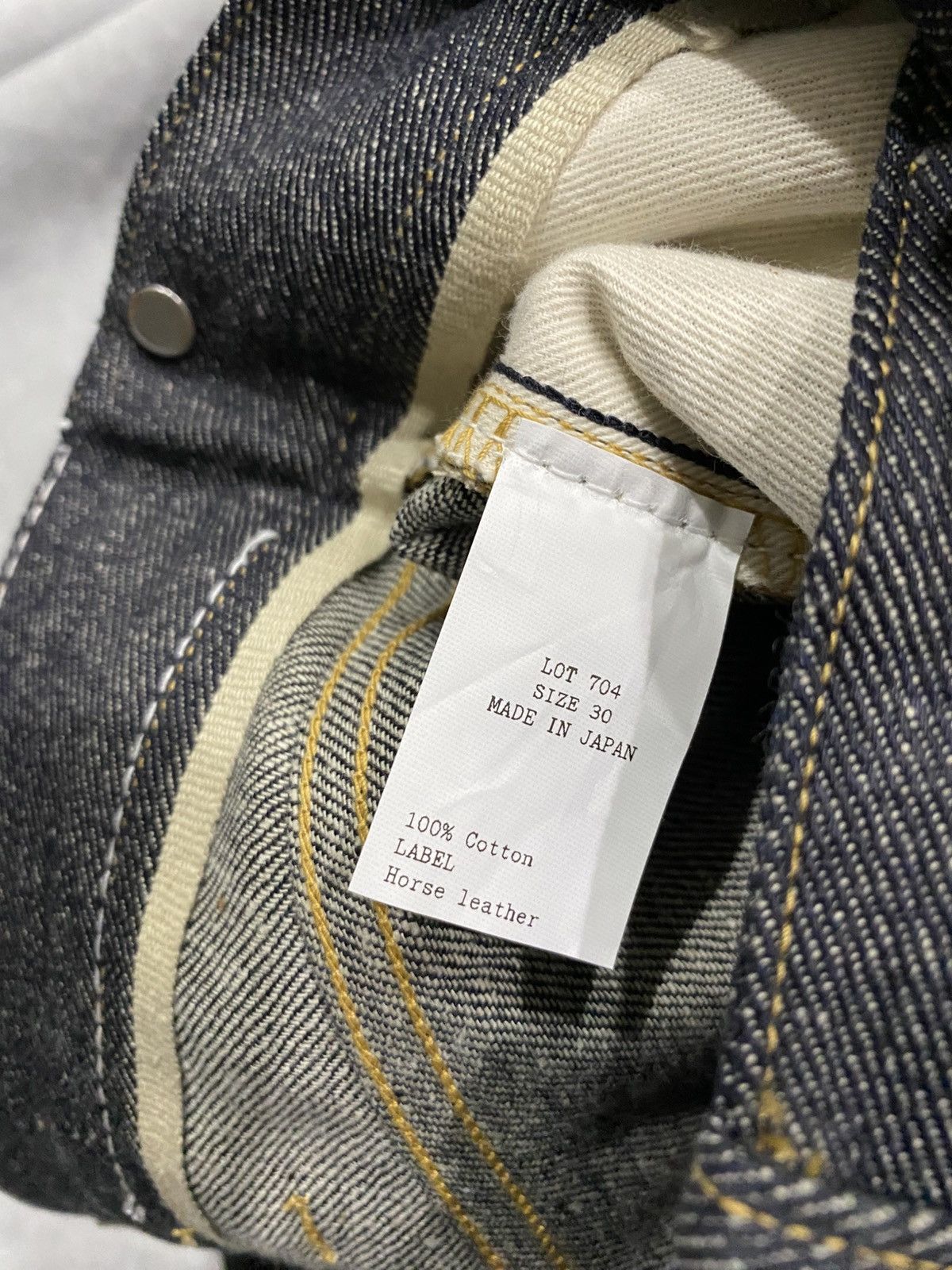 Taiga Takahashi Taiga Takahashi Lot. 704 Selvedge Denim Trousers Size US 30 / EU 46 - 5 Thumbnail