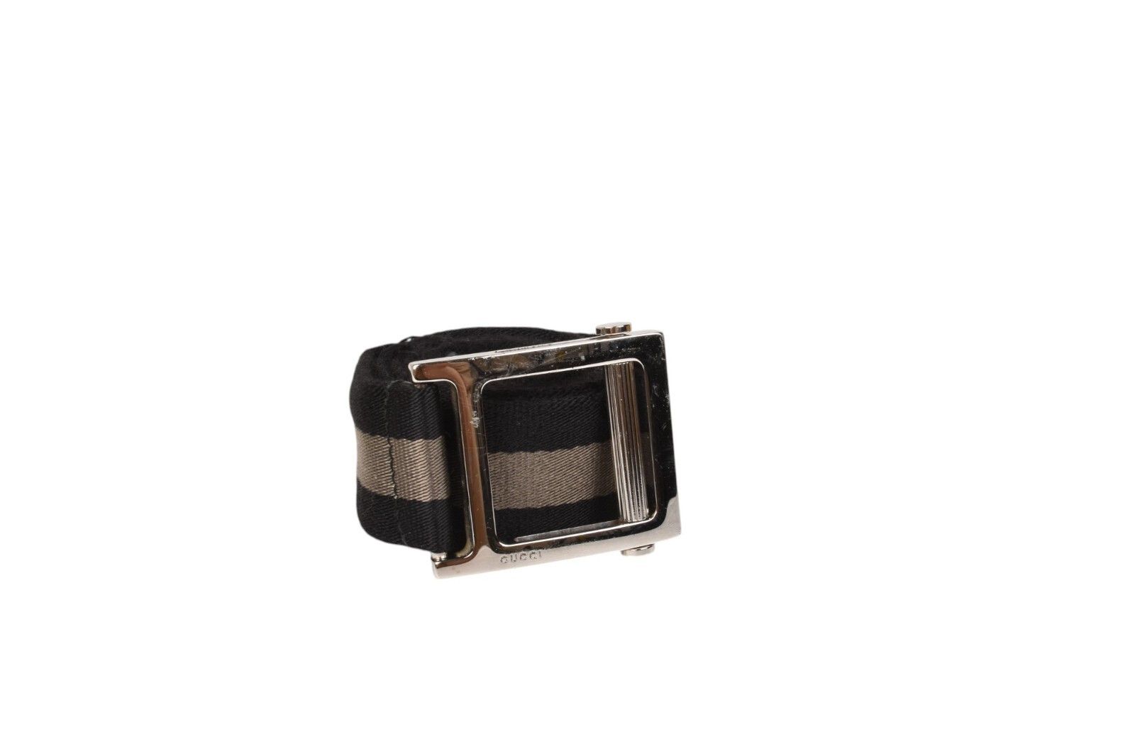 Gucci Gucci Men Belt Adjustable Striped Size 95/Medium, S1432 Size 38 - 1 Thumbnail