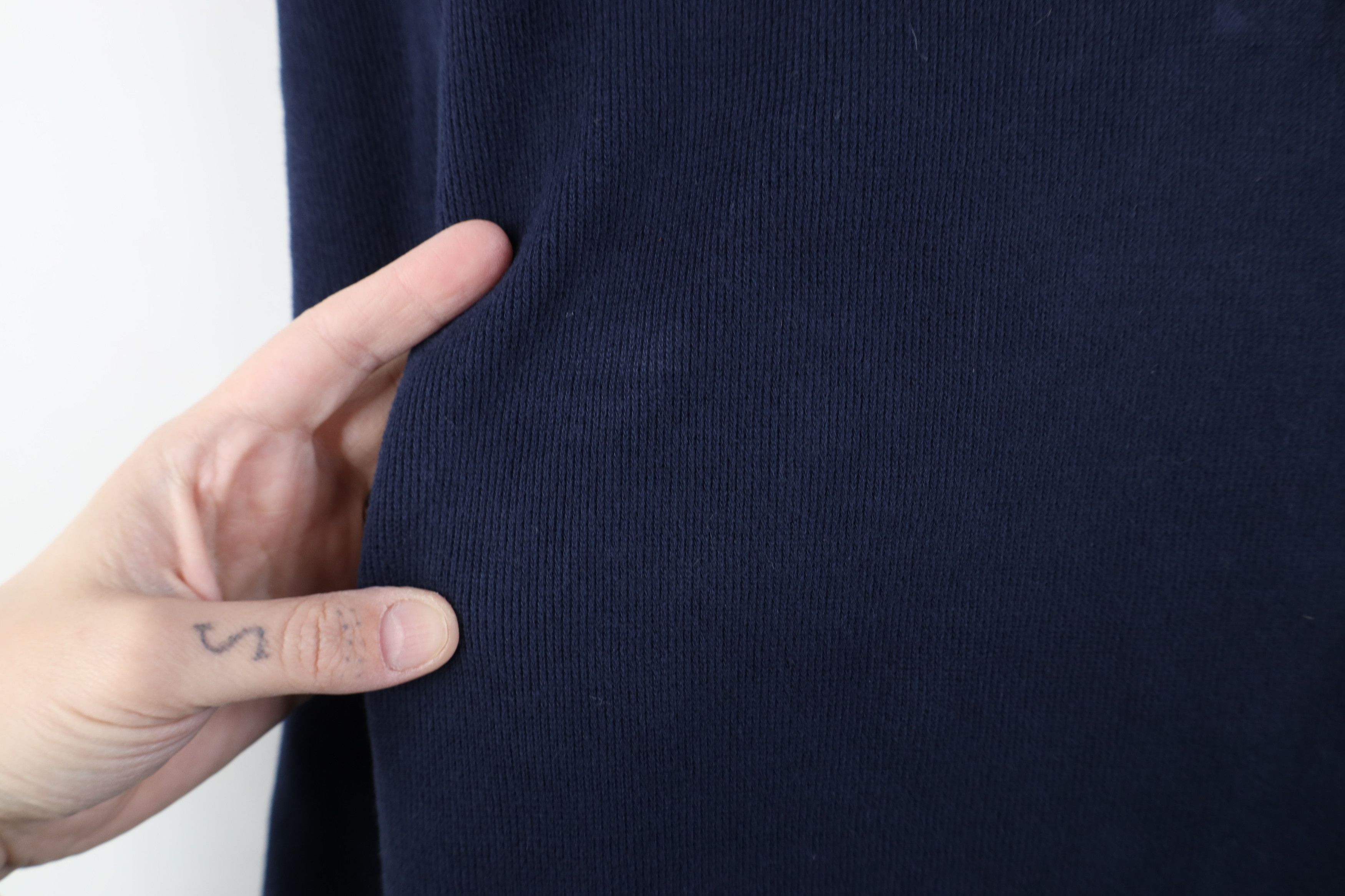 Ralph Lauren Vintage Ralph Lauren Ribbed Knit Half Zip Pullover Sweater Size US XL / EU 56 / 4 - 5 Thumbnail