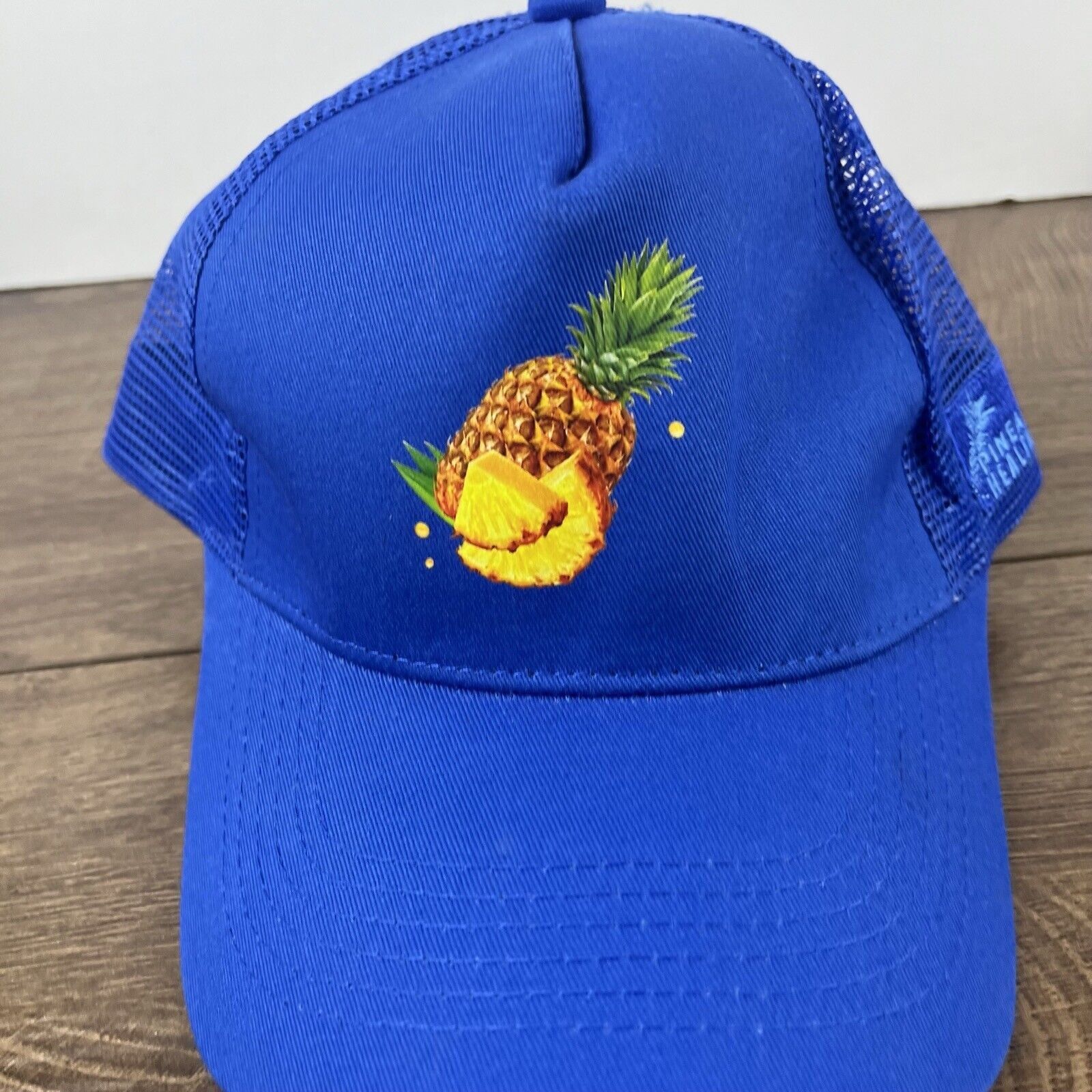 Other Pineapple Snapback Hat Blue Pineapple Adjustable Hat Adult F Size ONE SIZE - 6 Thumbnail