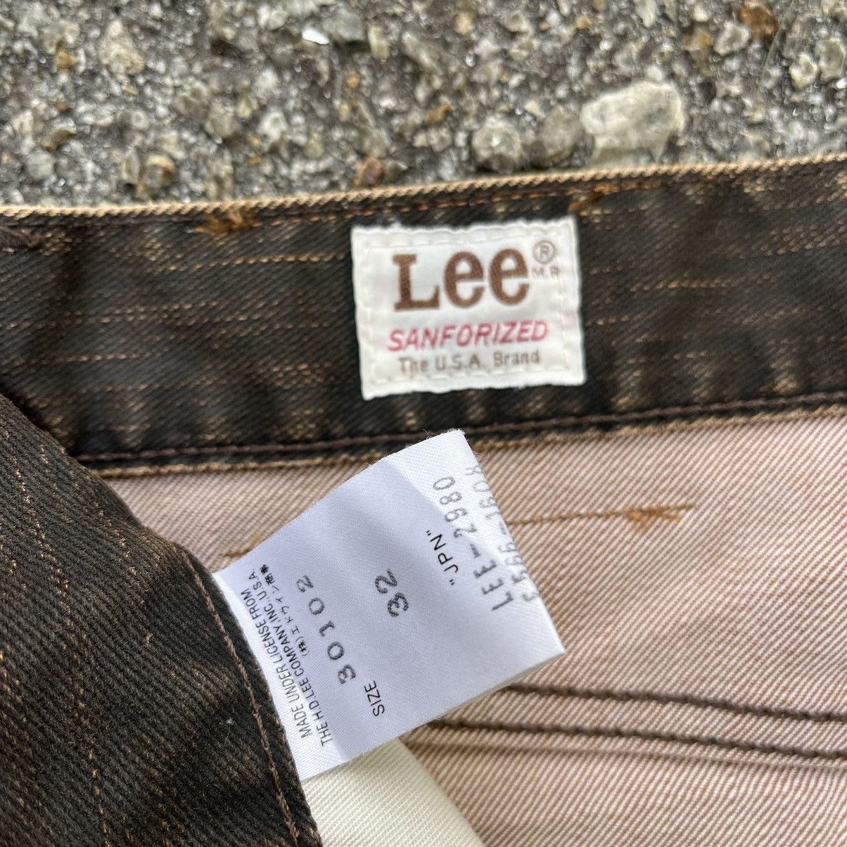 Japanese Brand Flared Lee Jeans Clawmark Faded Brown Bootcut Pants Size US 32 / EU 48 - 8 Thumbnail