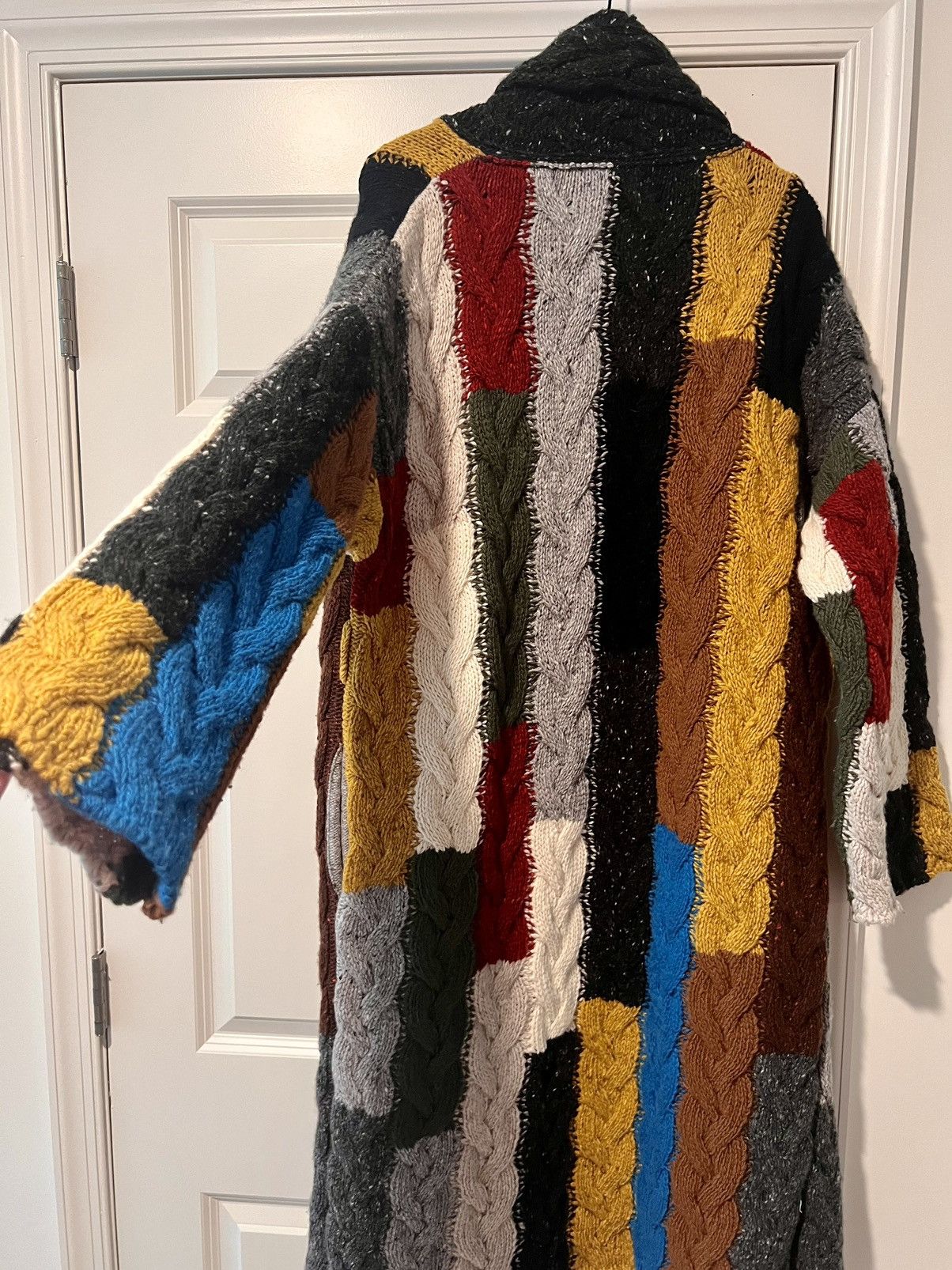 Alanui Alanui Tierra Del Fuego Cable-knit Cashmere-Wool Robe Size US L / EU 52-54 / 3 - 14 Thumbnail