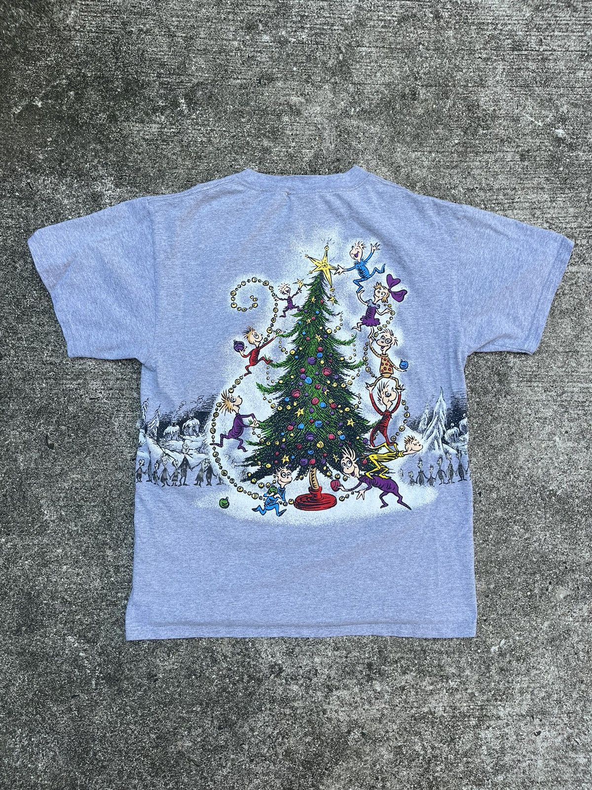 Vintage Vintage Dr Seuss Grinch AOP Tee Shirt Size US M / EU 48-50 / 2 - 5 Thumbnail