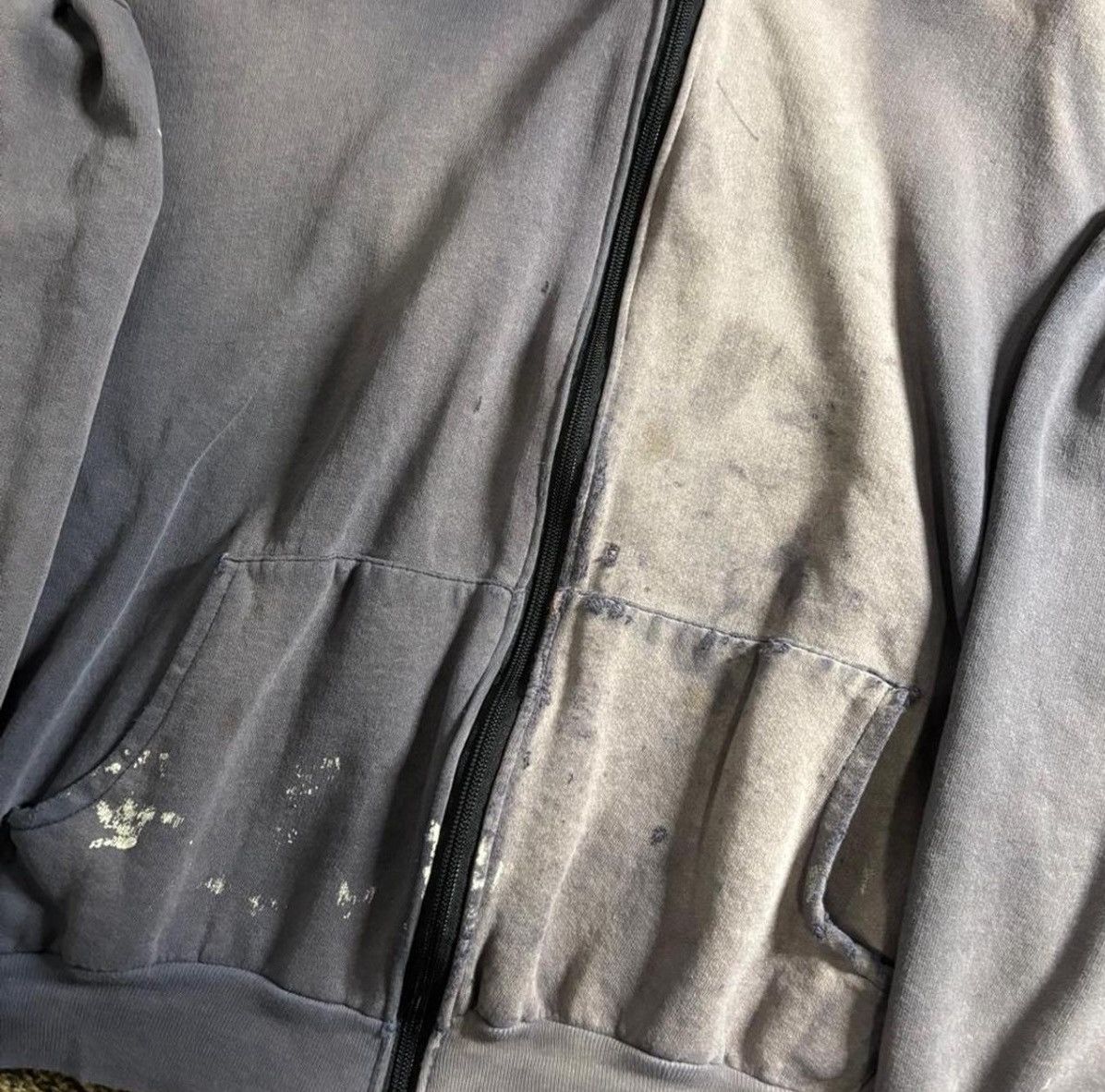 Vintage Vintage 90s THRASHED Soft Cozy Hoodie Size US M / EU 48-50 / 2 - 4 Thumbnail