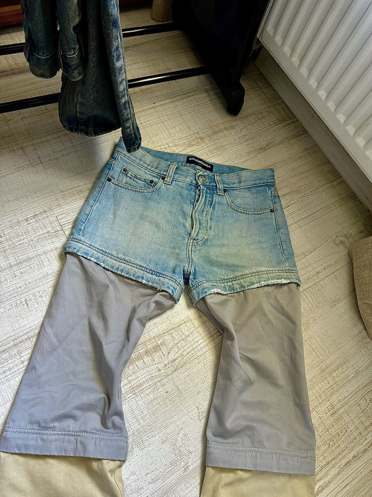18SS BALENCIAGA 3way convertible jeans