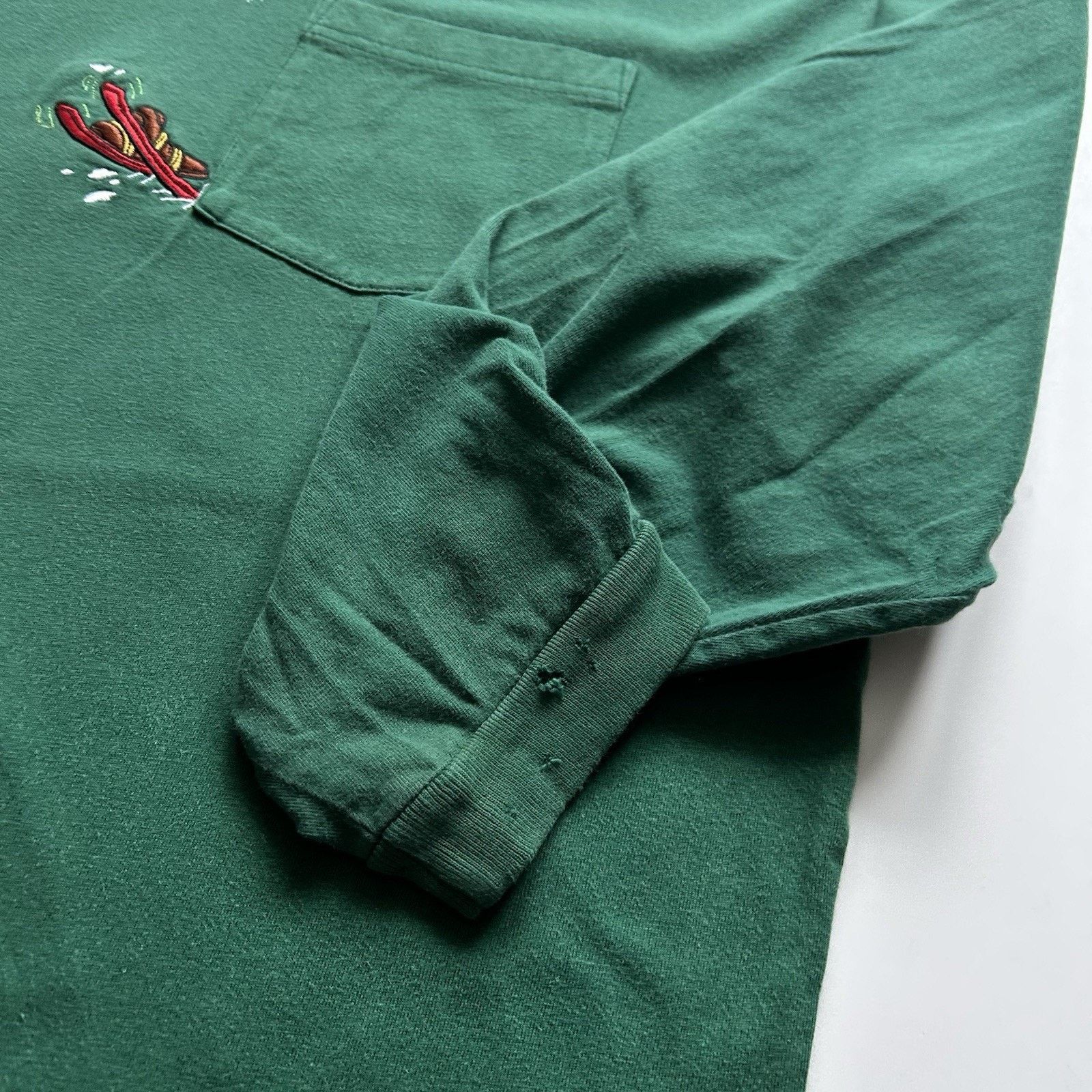 Disney Vintage 90s Disney Goofy Long Sleeve Pocket T-Shirt XXL Rare Size US XXL / EU 58 / 5 - 5 Thumbnail