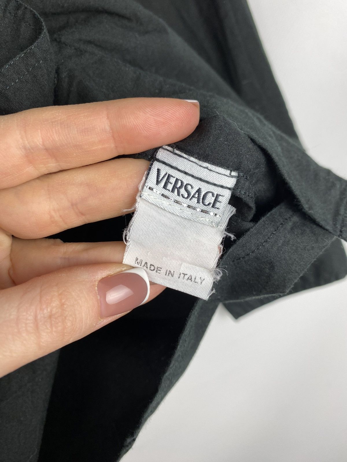 Versace Young Versace Vintage Teens Kids Long Sleeve Button Up Shirt Size S / US 4 / IT 40 - 14 Thumbnail