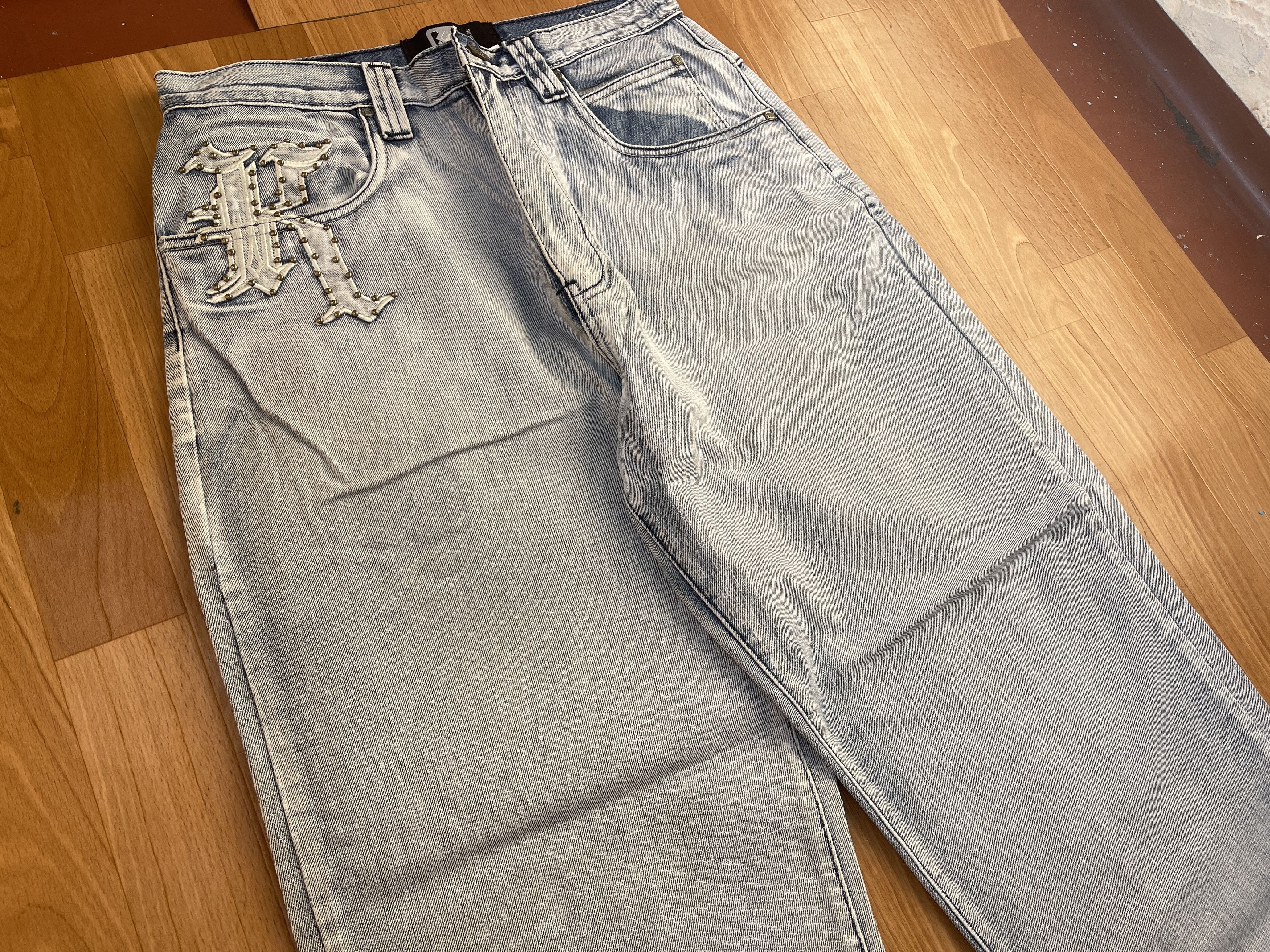Karl Kani KARL KANI jeans, baggy, vintage Kani jeans, 90s hip hop W 32 Size US 32 / EU 48 - 8 Thumbnail
