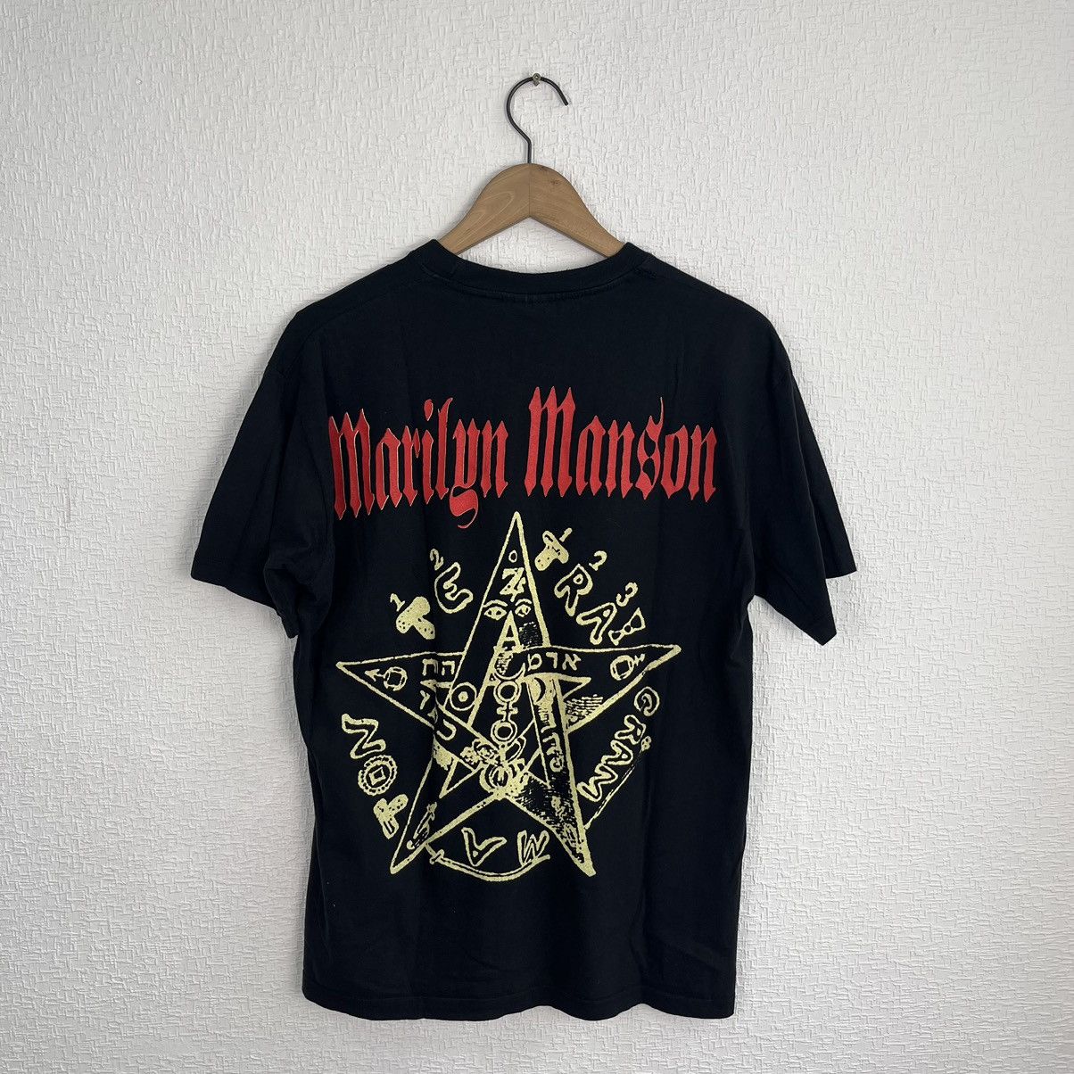 VINTAGE 90's MARILYN MANSON TETRAGRAMMATON TEE T-SHIRT