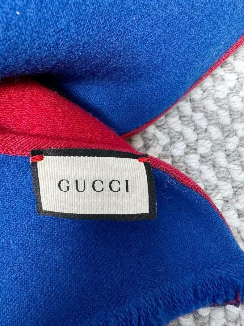 Gucci Gucci Wool silk scarf 2502-Nextarrow Size ONE SIZE - 3 Thumbnail