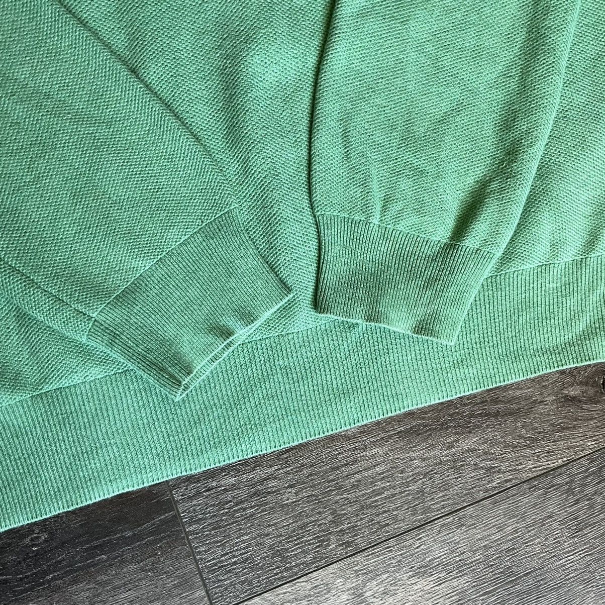 Polo Ralph Lauren Polo Ralph Lauren Pima Cotton 1/4 Quarter Zip Green Sweater Size US L / EU 52-54 / 3 - 7 Thumbnail