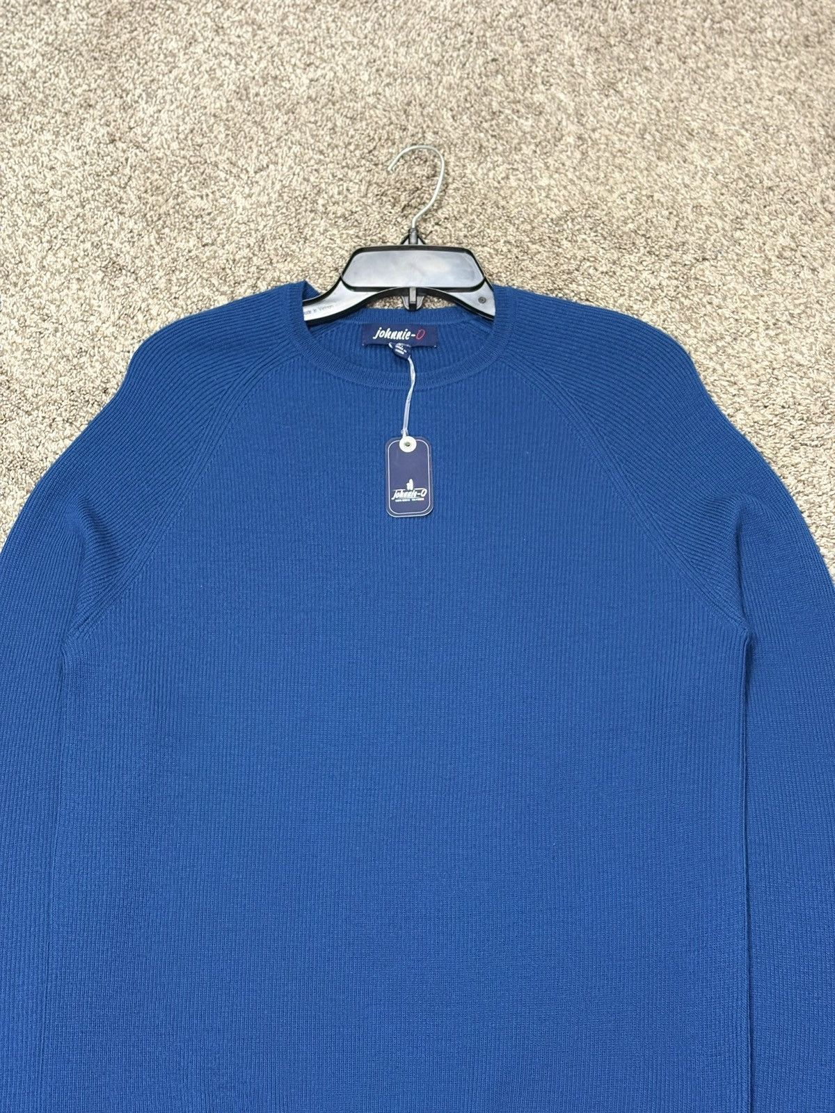 johnnie-O Johnnie-O Sweater Men’s Medium Cotton Blend Crewneck Blue Size US M / EU 48-50 / 2 - 7 Thumbnail
