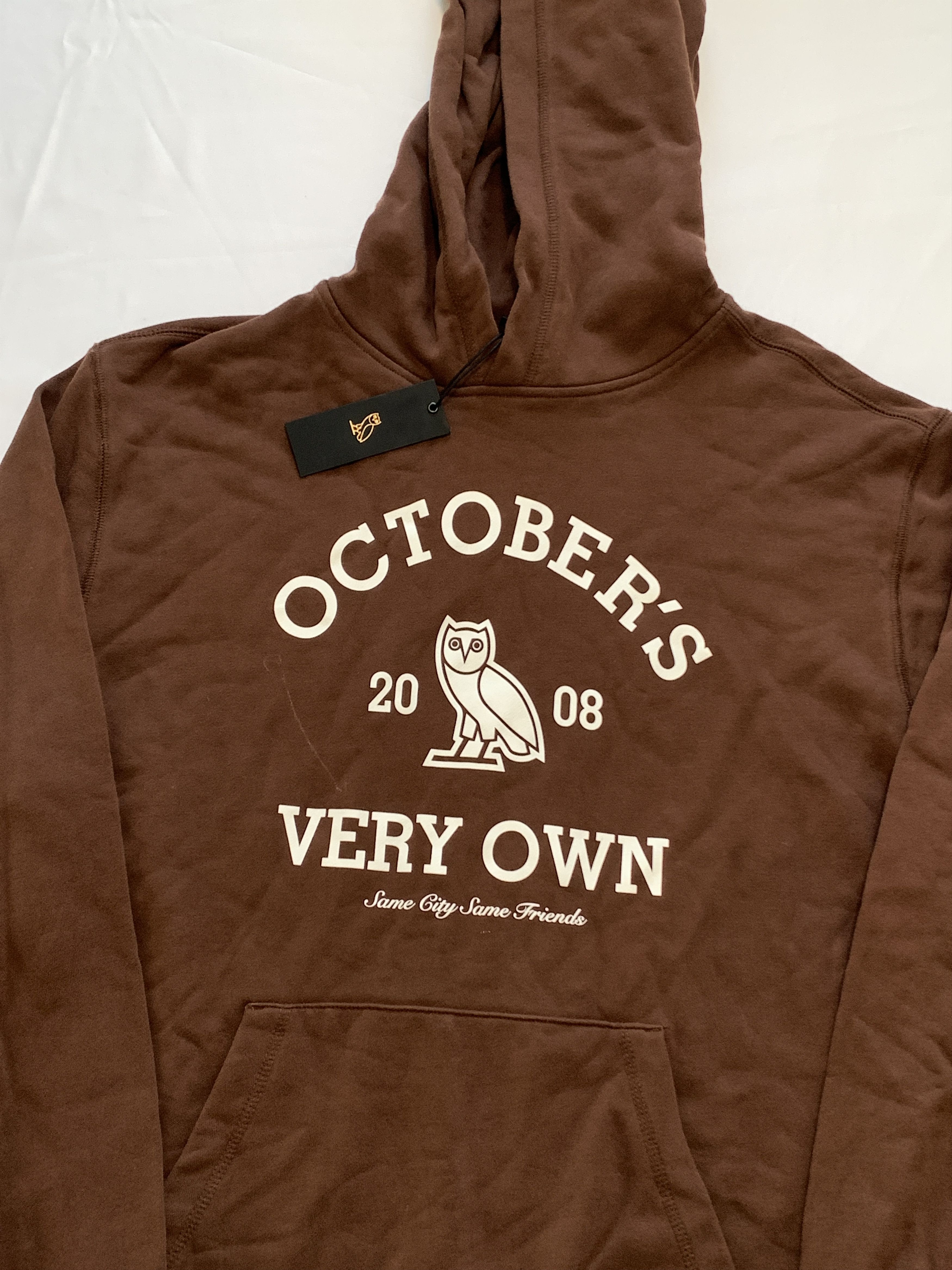 Drake *RARE* OVO Collegiate Hoodie Chocolate Brown Size US XXL / EU 58 / 5 - 2 Thumbnail