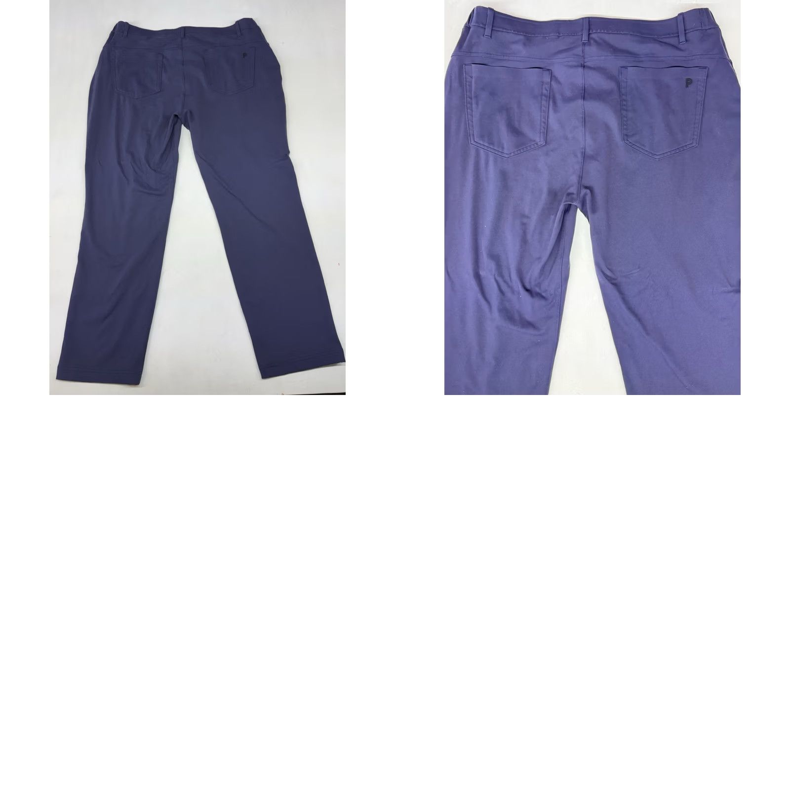 Vintage Public Rec Game Changer Chino Pants Navy Blue 38x30 Men's Regular Size 38 Inseam 30 Flat Front Tapered 5 Pocket Nylon Spandex Size US 38 / EU 54 - 8 Thumbnail