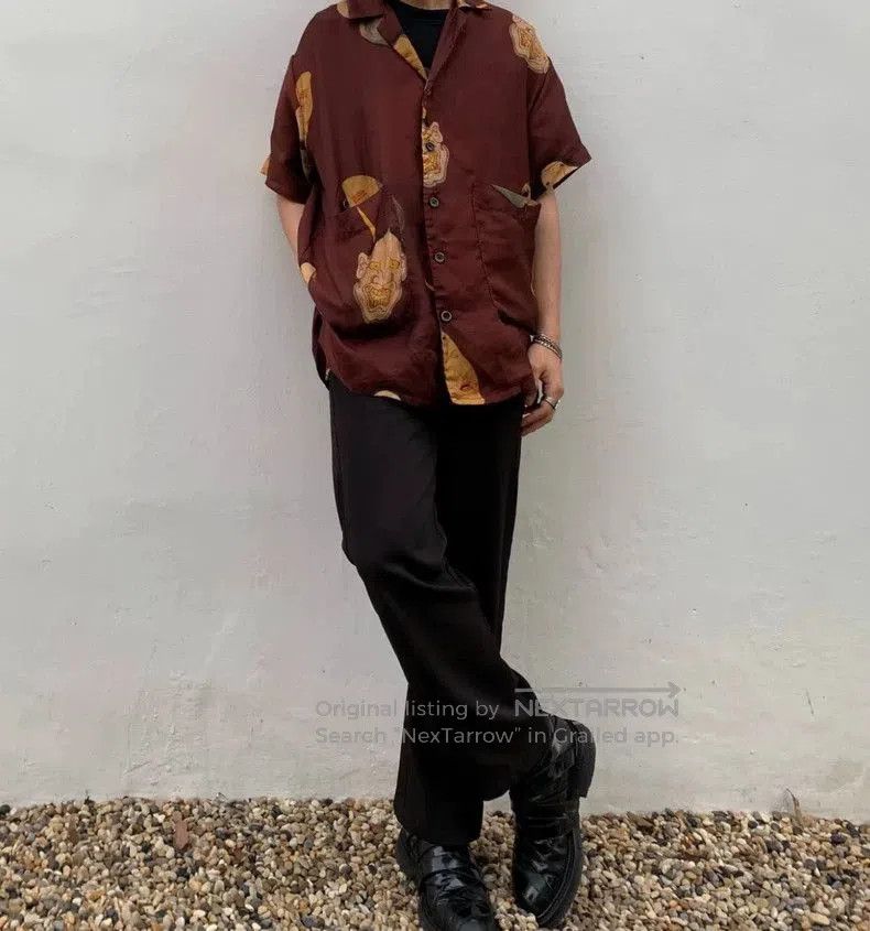 Uma Wang Uma Wang Silk Short Sleeve Shirt. Size US S / EU 44-46 / 1 - 8 Thumbnail