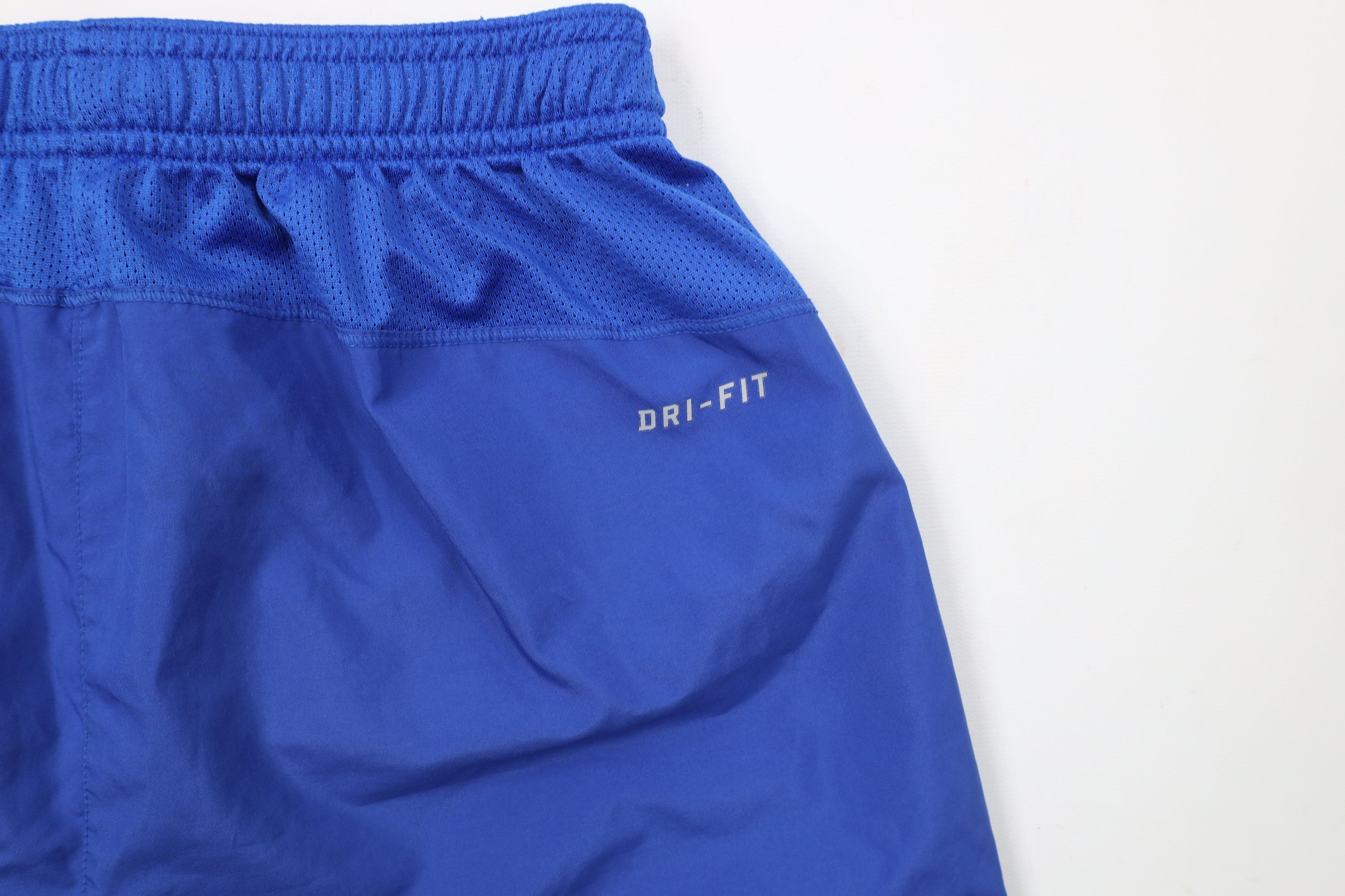 Nike × Vintage Vintage Nike Scott Mini Swoosh Above Knee Soccer Shorts Blue Size US 30 / EU 46 - 12 Thumbnail