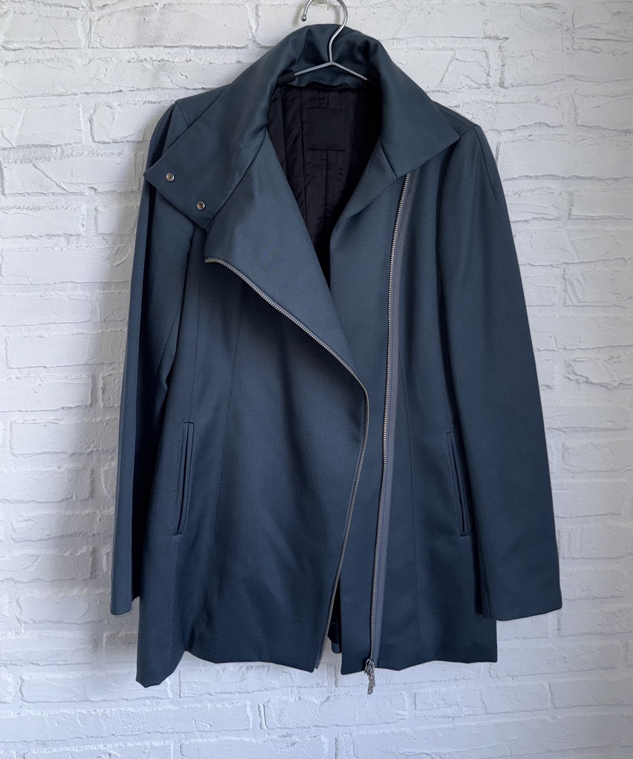 Costume National Costume National Asymmetric Wool Jacket Coat Size M / US 6-8 / IT 42-44 - 2 Thumbnail
