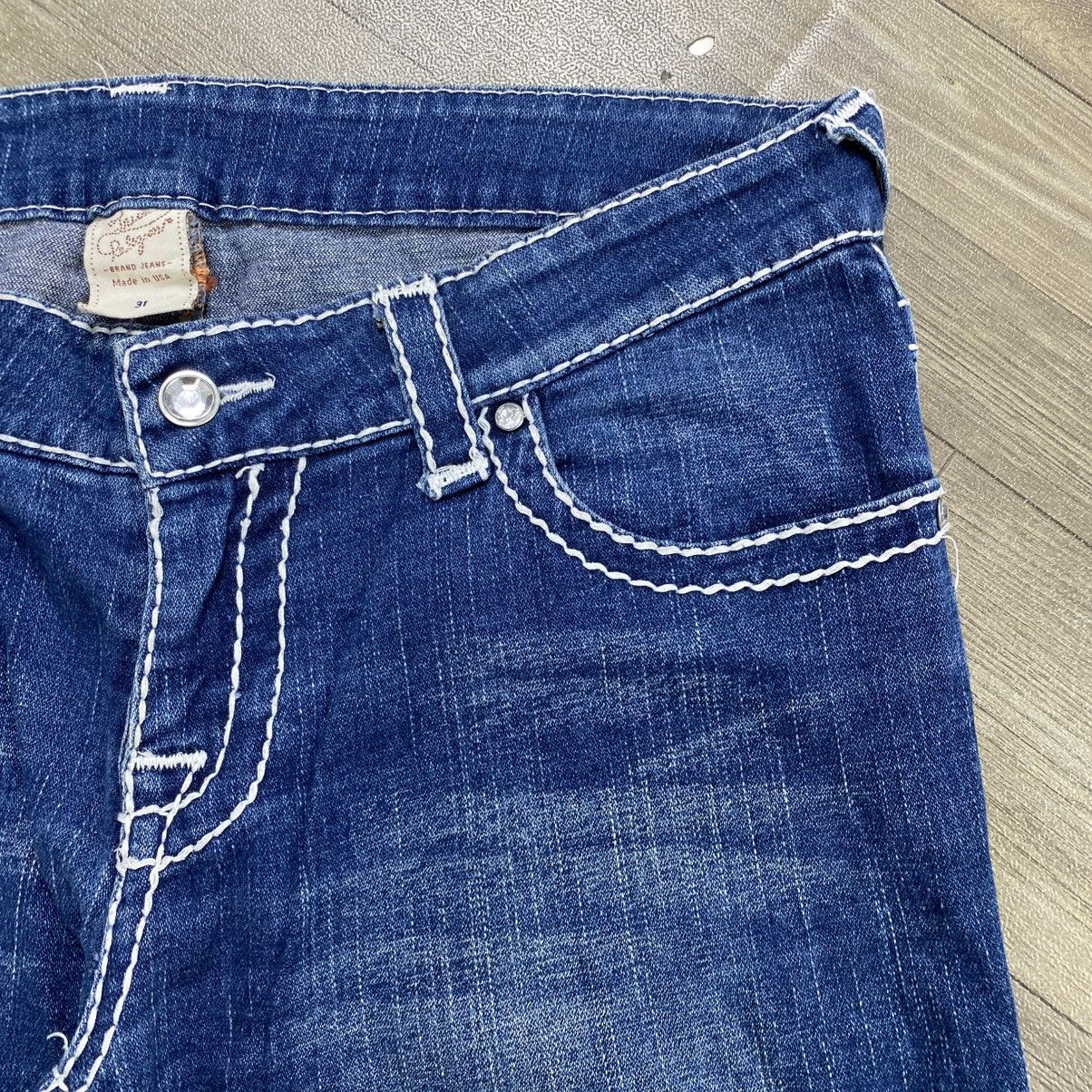 True Religion 2000s True Relligion Billy Super T Lgb Style Flared Jeans Size US 29 - 13 Thumbnail