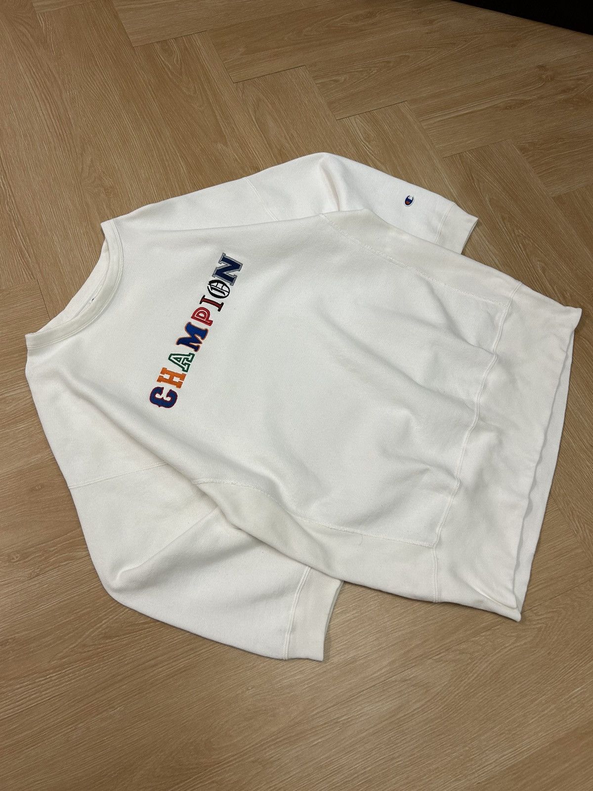 Champion × Vintage Rare Champion Reverse Waive Spellout Size US M / EU 48-50 / 2 - 1 Thumbnail