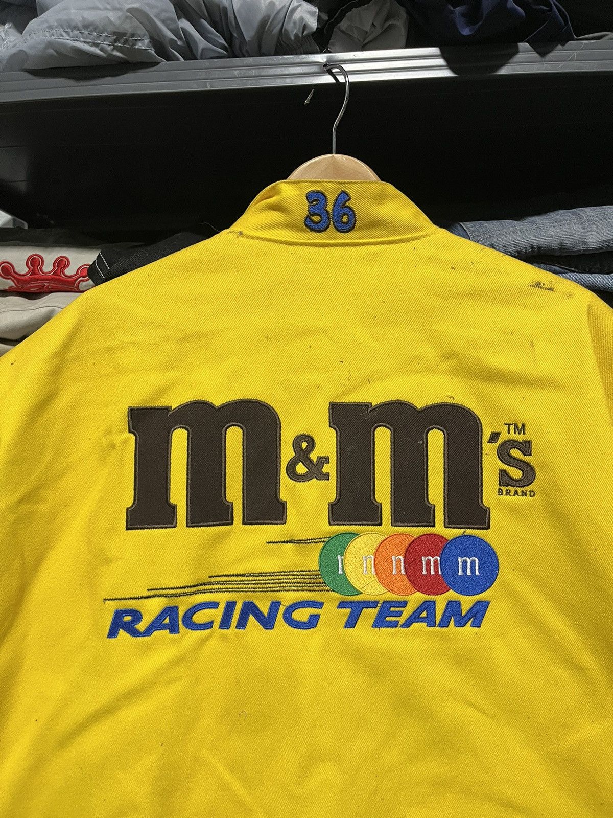 Jeff Hamilton × NASCAR × Vintage Crazy Vintage 90s M&M Jeff Hamilton NASCAR Racing Jacket Size US XL / EU 56 / 4 - 11 Thumbnail