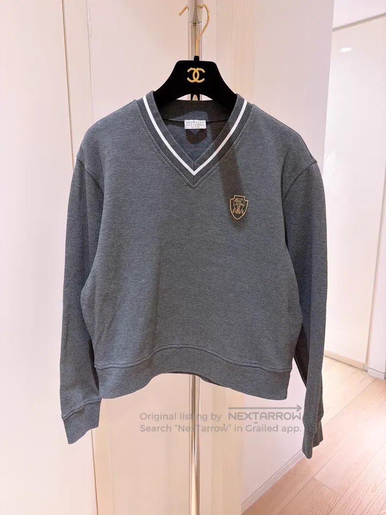 Brunello Cucinelli Brunello Cucinelli Embroidered Logo Sweatshirt and Sweatpa Size XXS / US 00 / IT 34 - 1 Thumbnail