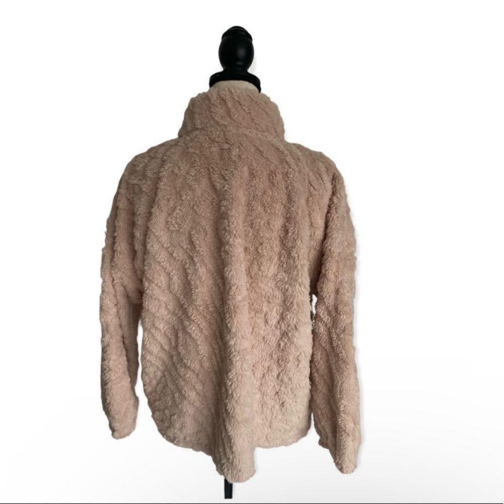 Other Kensie Women’s Sherpa Pullover Size S Fuzzy Half Zip High Co Size S / US 4 / IT 40 - 3 Thumbnail