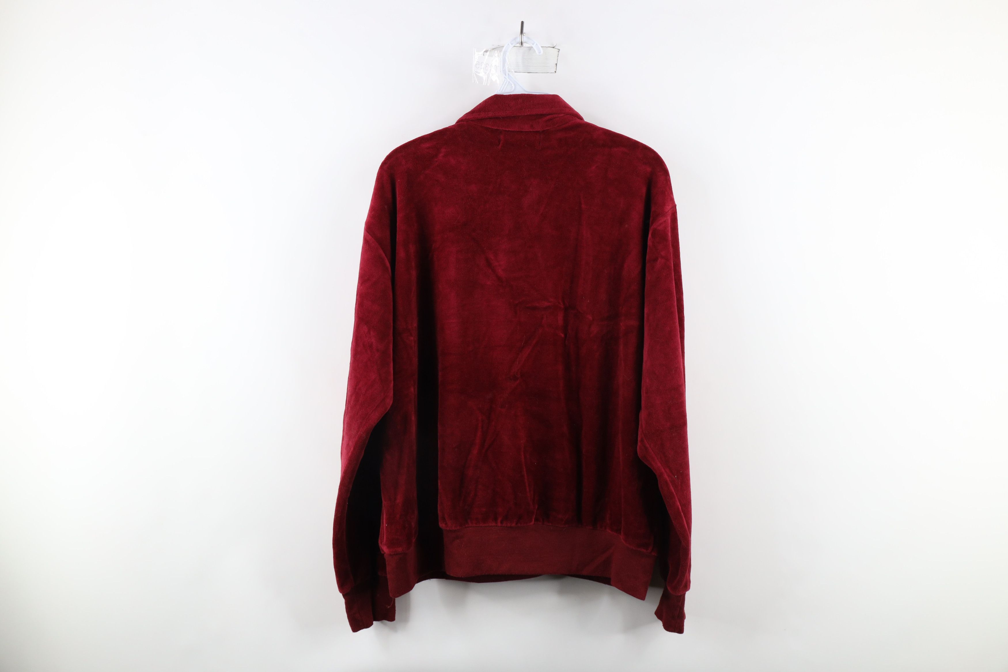 Vintage Vintage 70s Streetwear Collared Pullover Polo Shirt Red Size US L / EU 52-54 / 3 - 9 Thumbnail