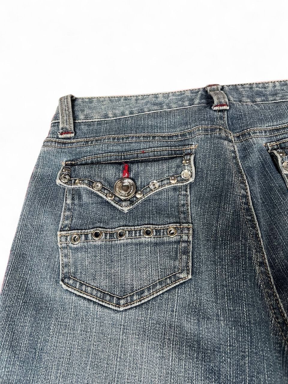 Tornado Mart Flare jeans daily topics low rise bootcut clawn mark Size US 28 / EU 44 - 11 Thumbnail
