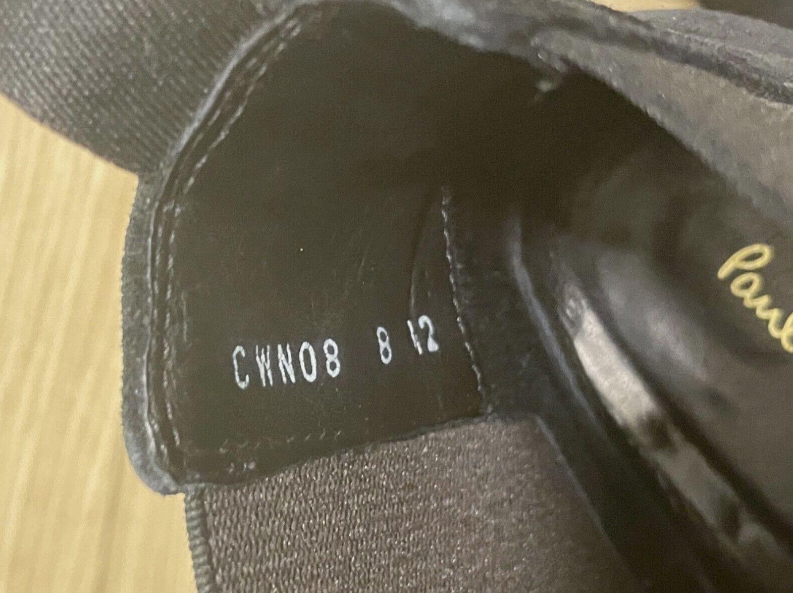 Paul Smith Paul Smith Men's Black Suede 'Crown' Chelsea Boots, Size US 9 / EU 42 - 4 Thumbnail