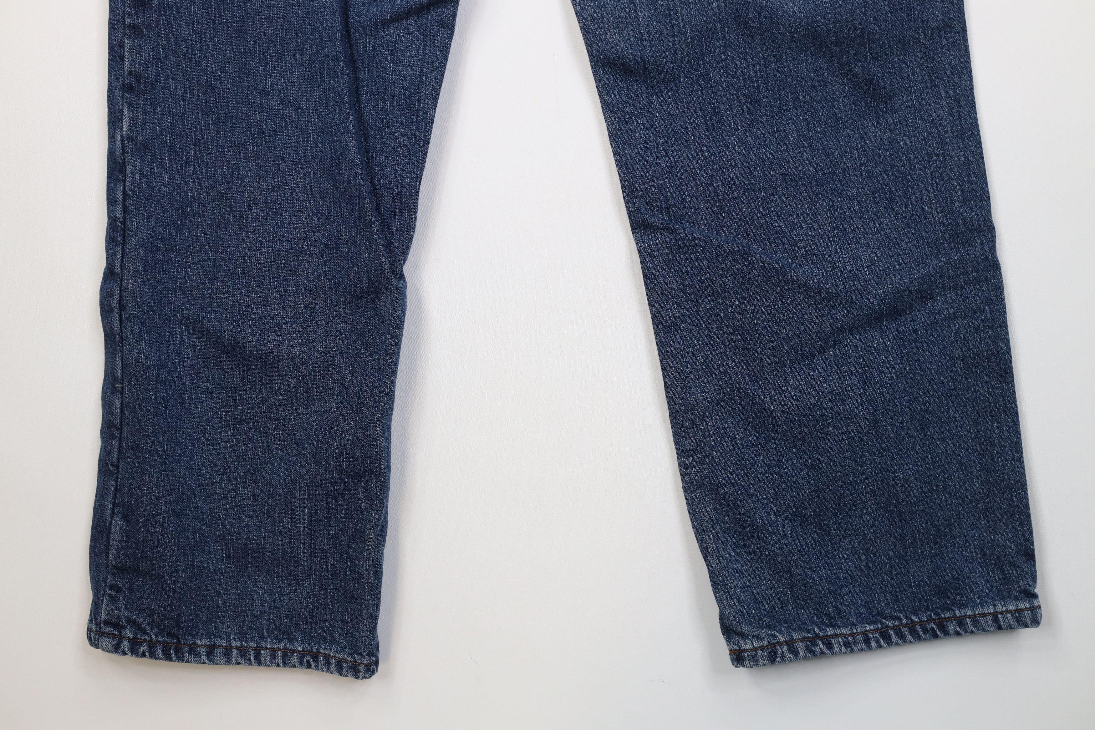 Carhartt Vintage Y2K Carhartt Flannel Lined Wide Leg Denim Jeans Blue Size 32" / US 10 / IT 46 - 13 Thumbnail