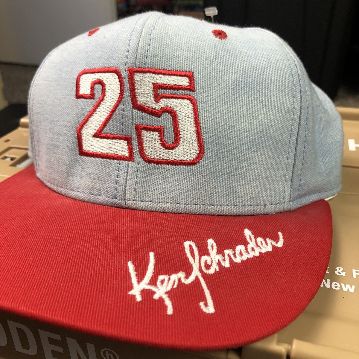 NASCAR × Vintage NWT Vintage 90s Ken Schrader NASCAR Snapback Hat Size ONE SIZE - 2 Thumbnail