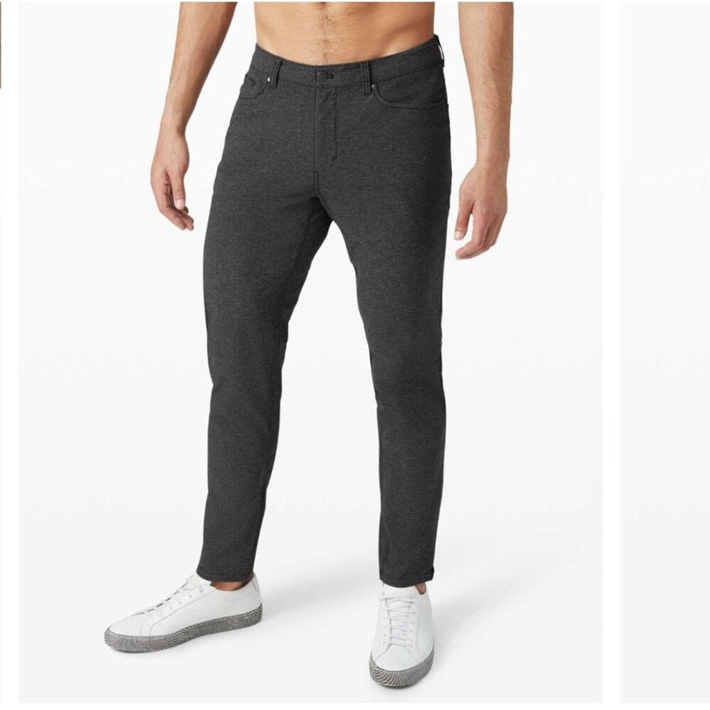 Lululemon Lululemon ABC Pant Slim Tech Canvas 32" Black Pants Size 30 Size US 30 / EU 46 - 2 Thumbnail