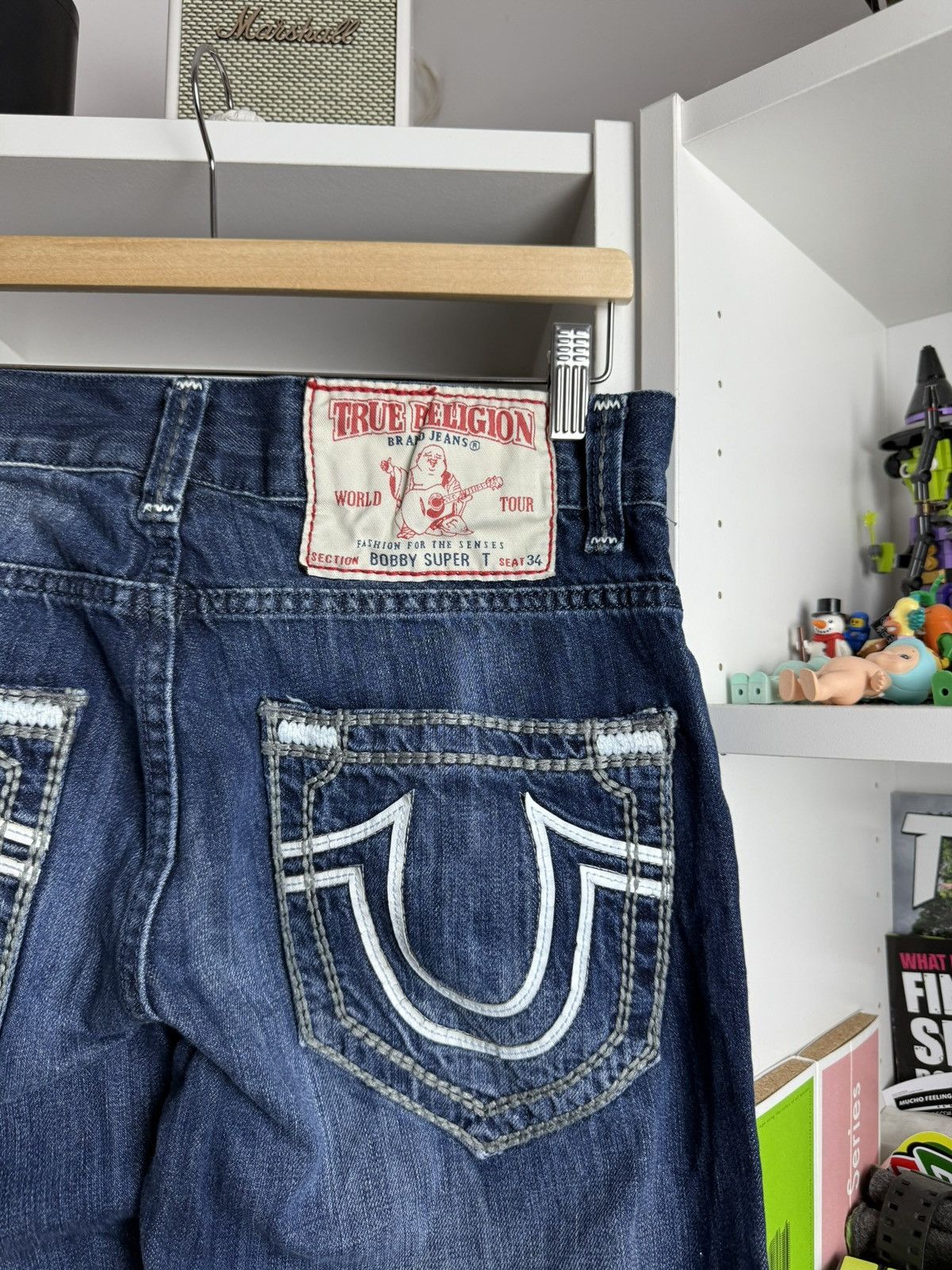 True Religion × Vintage VIntage y2k True Religion bobby super T baggy denim pants 31 Size US 31 - 4 Thumbnail