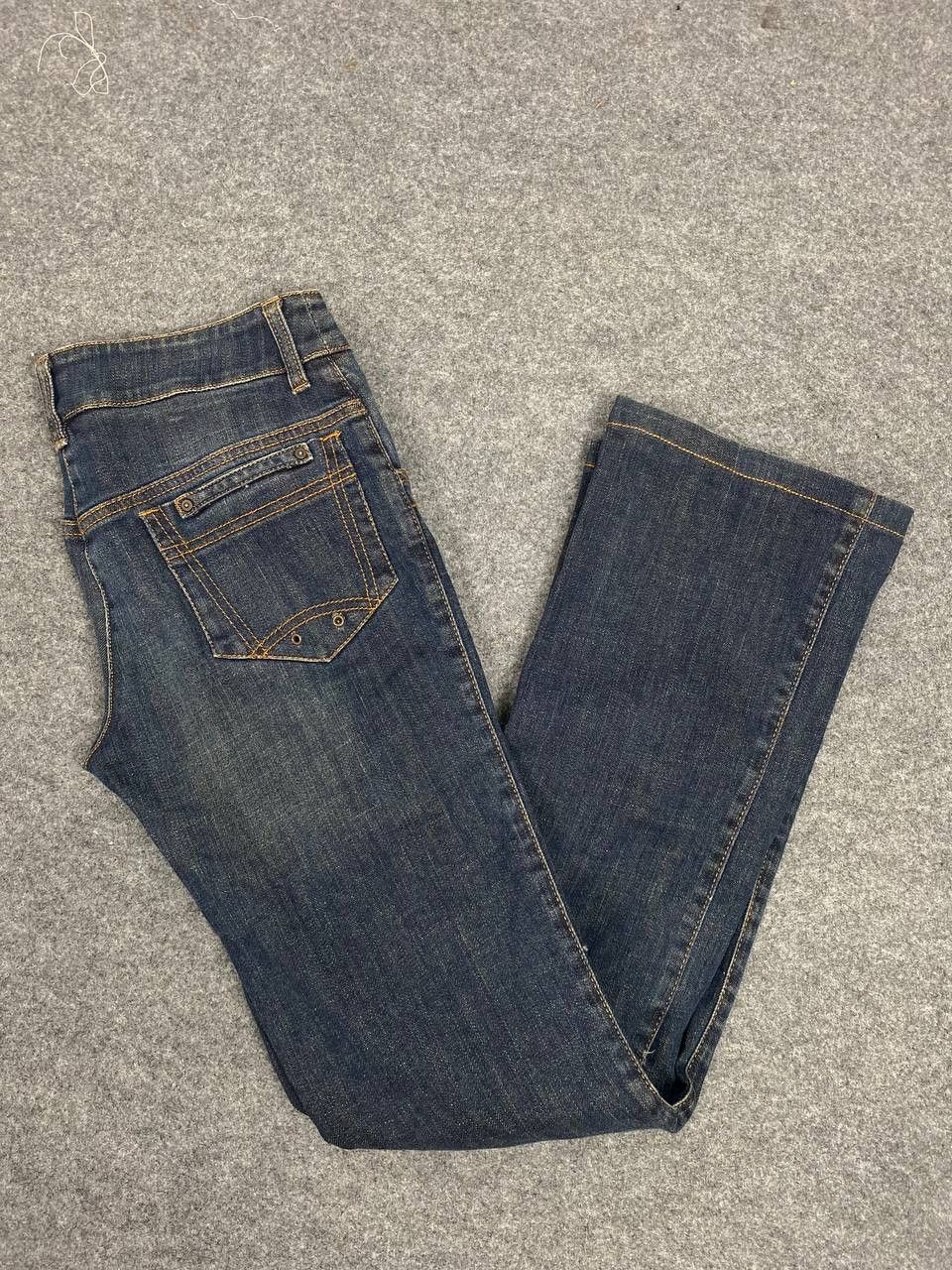 Italic la fontana maggiore italy low bootcut denim Size 32" / US 10 / IT 46 - 2 Thumbnail