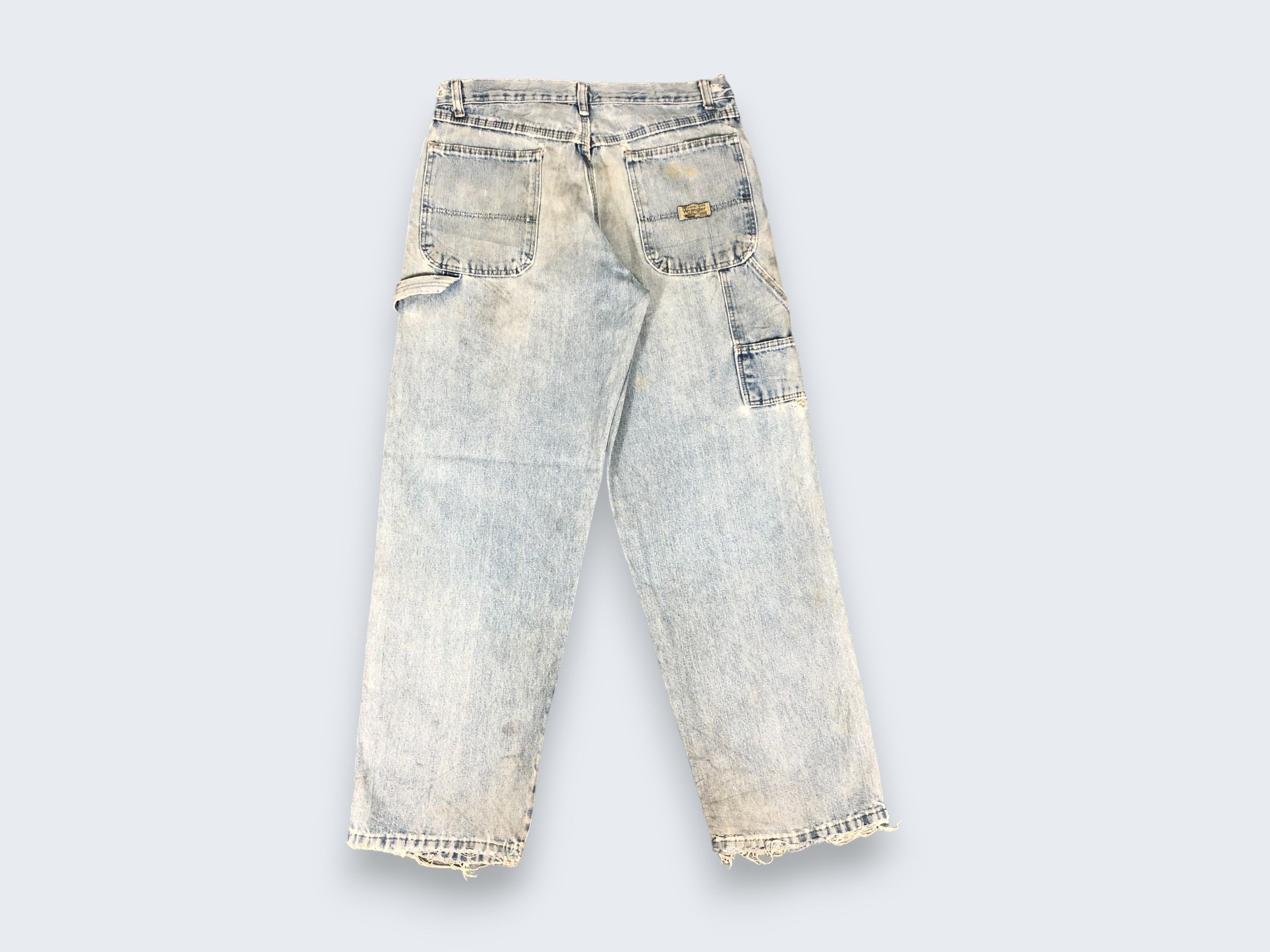 Vintage × Wrangler Vintage Wrangler Carpenter Jeans Dirty L1006 Size US 31 - 2 Thumbnail