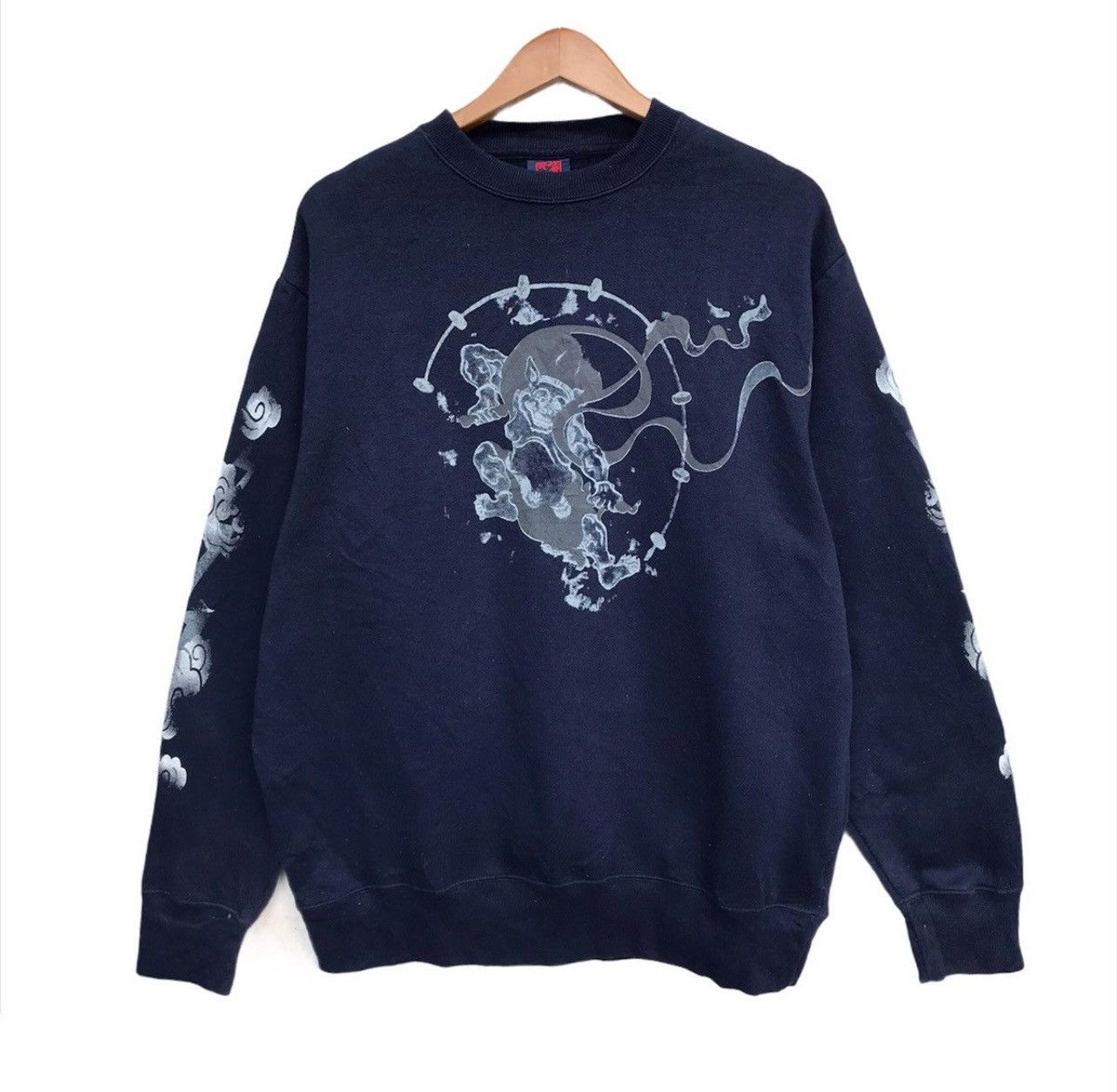 Japanese Brand Vintage Japanese Sukajan Sweatshirt Devil Sweatshirt Size US L / EU 52-54 / 3 - 1 Thumbnail