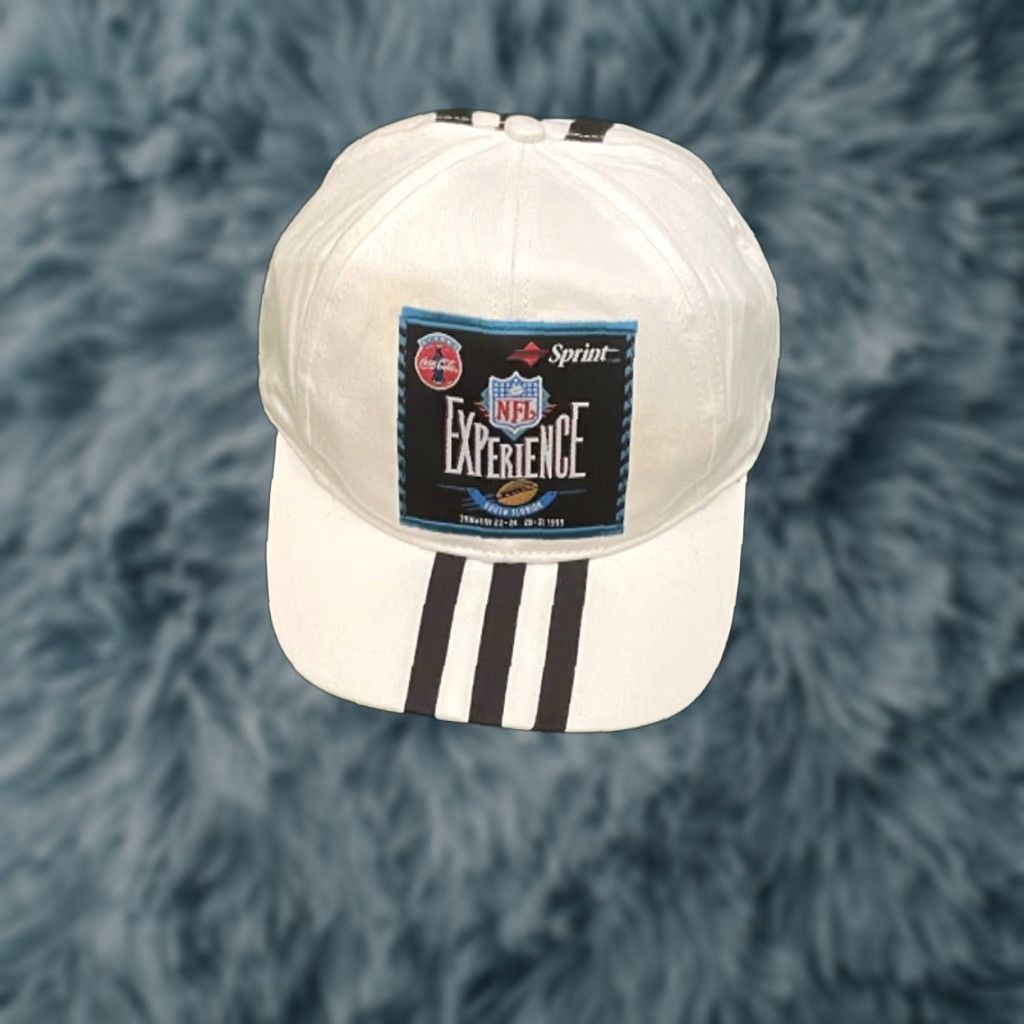 Adidas VINTAGE Adidas NFL Football Experience 1999 South Florida VTG Strapback Hat Baseball Cap Men One Size White 90s Sports Adjustable Mens Size ONE SIZE - 1 Thumbnail