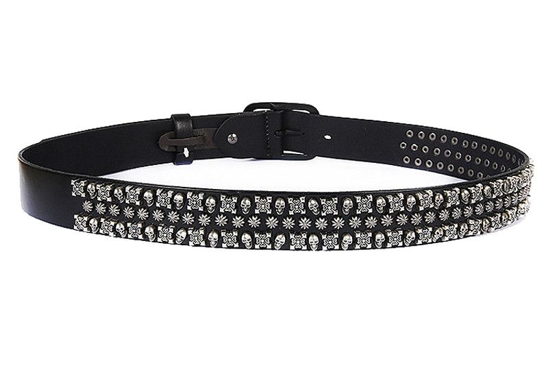 Japanese Brand Decorative skull rivet belt Size ONE SIZE - 2 Thumbnail