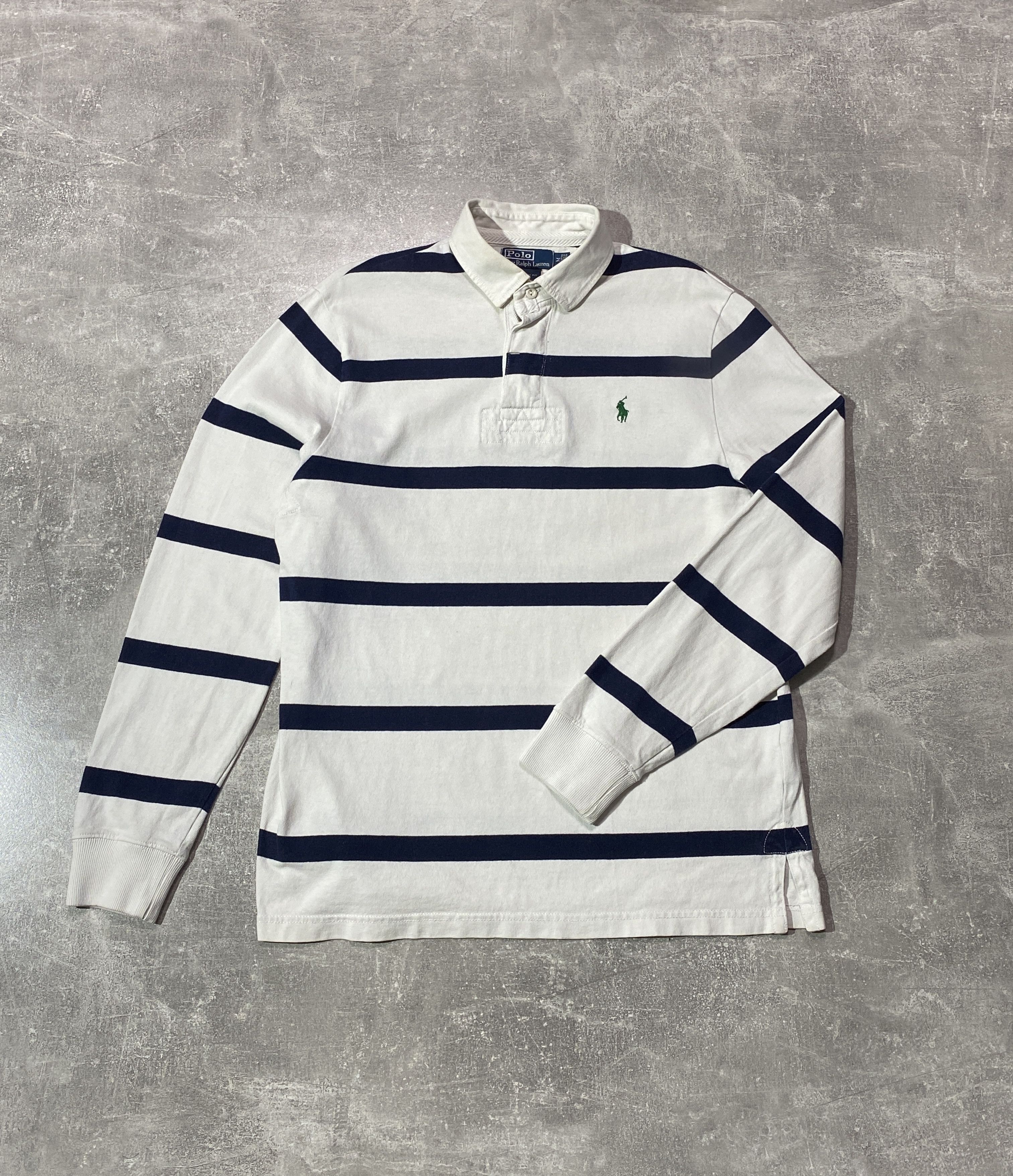 Polo Ralph Lauren Vintage 90s Polo Ralph Lauren Rugby Long Sleeve Size US M / EU 48-50 / 2 - 1 Thumbnail