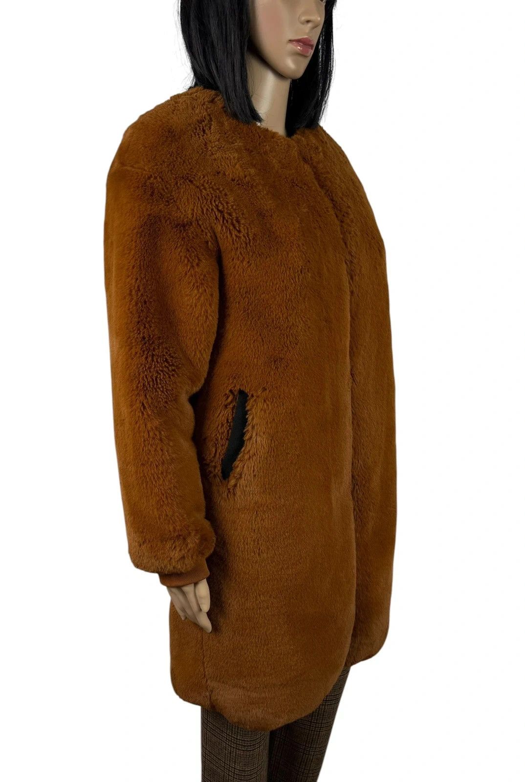 Maje Maje Faux Fur Teddy Coat Polyester Size XS / US 0-2 / IT 36-38 - 4 Thumbnail