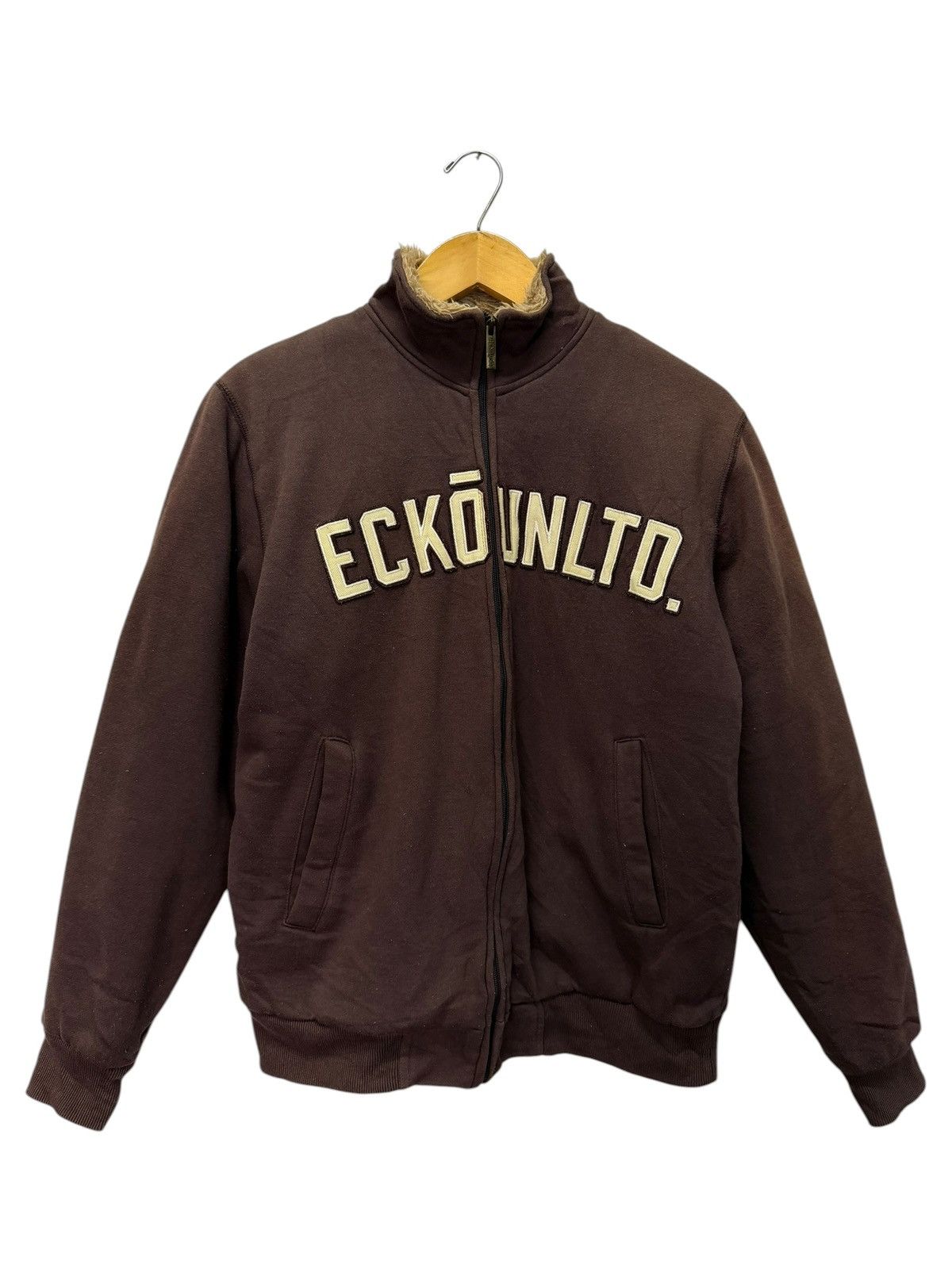Ecko Unltd. Vintage Ecko Unltd. Big Logo Zipper up Fur Jacket Size US L / EU 52-54 / 3 - 1 Thumbnail