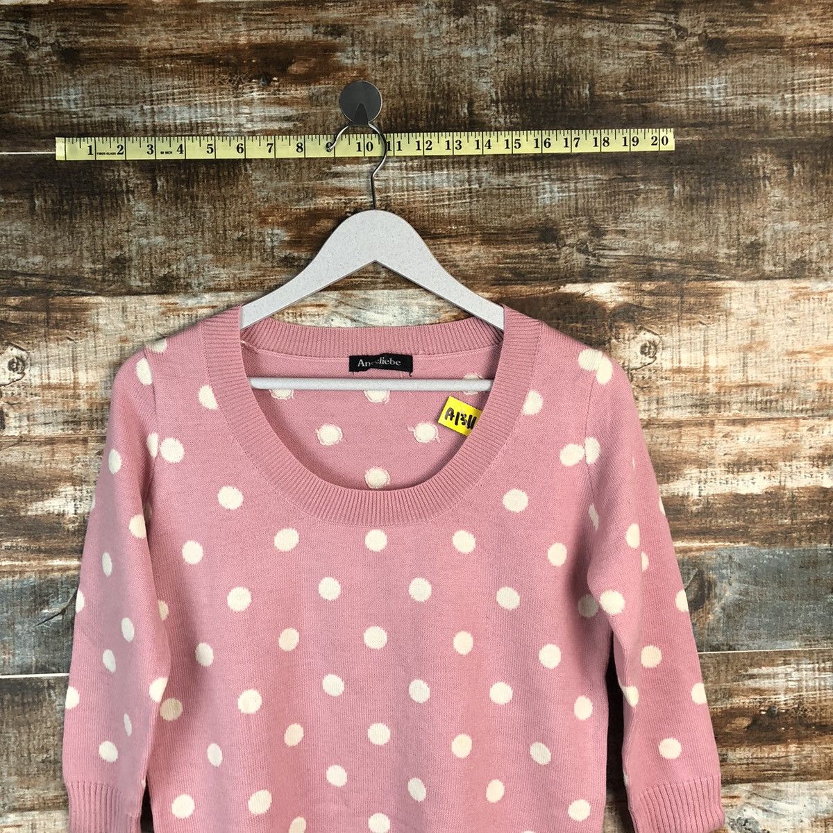 Homespun Knitwear × Japanese Brand Angeliebe Pink Knitwear #A1311 Size S / US 4 / IT 40 - 5 Thumbnail