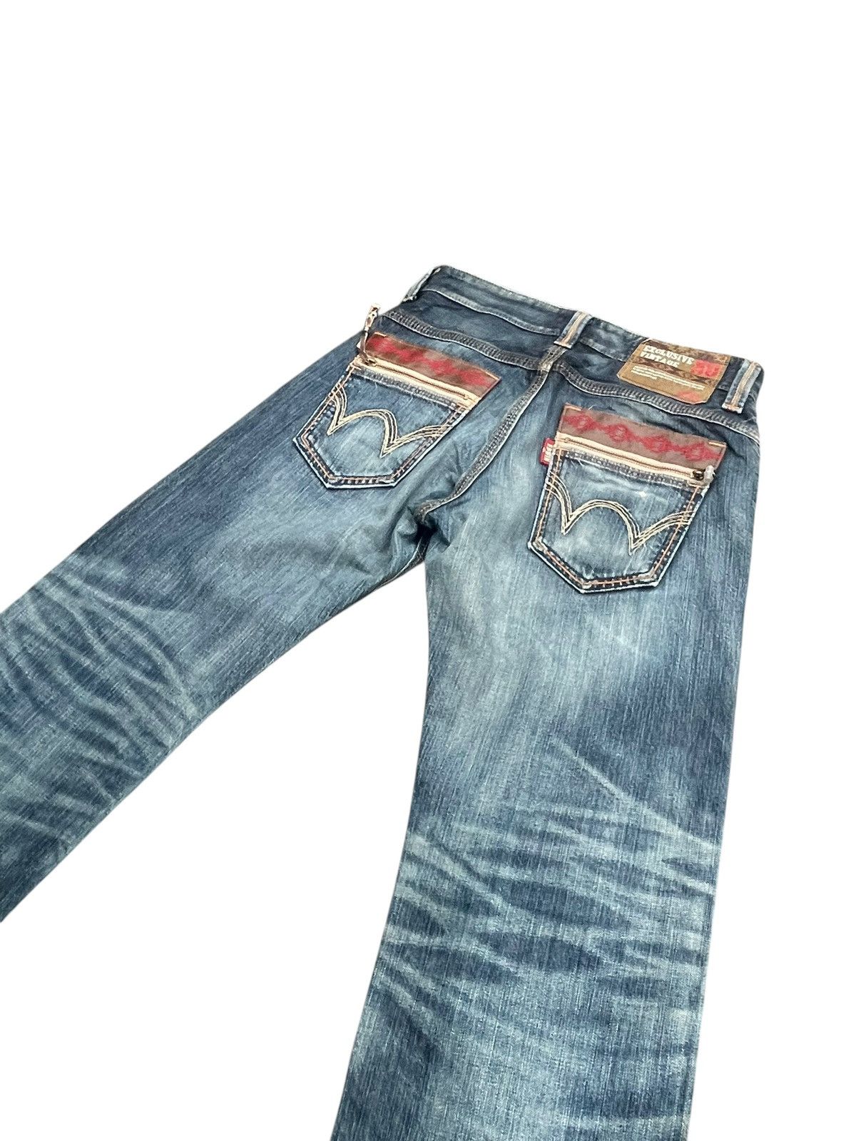 Edwin Vintage Edwin 444XVS Distresed Jeans Size US 33 - 8 Thumbnail