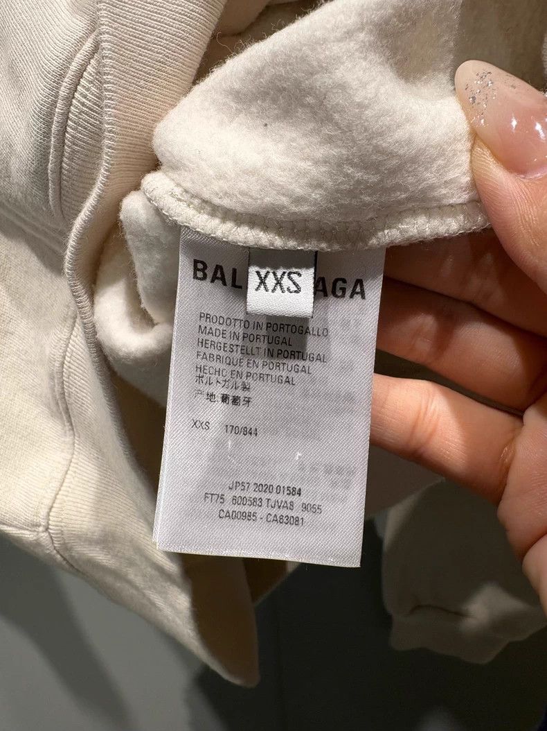 Balenciaga Balenciaga Front and Back Letter Printed Hoodie Size US XXS / EU 40 - 4 Thumbnail
