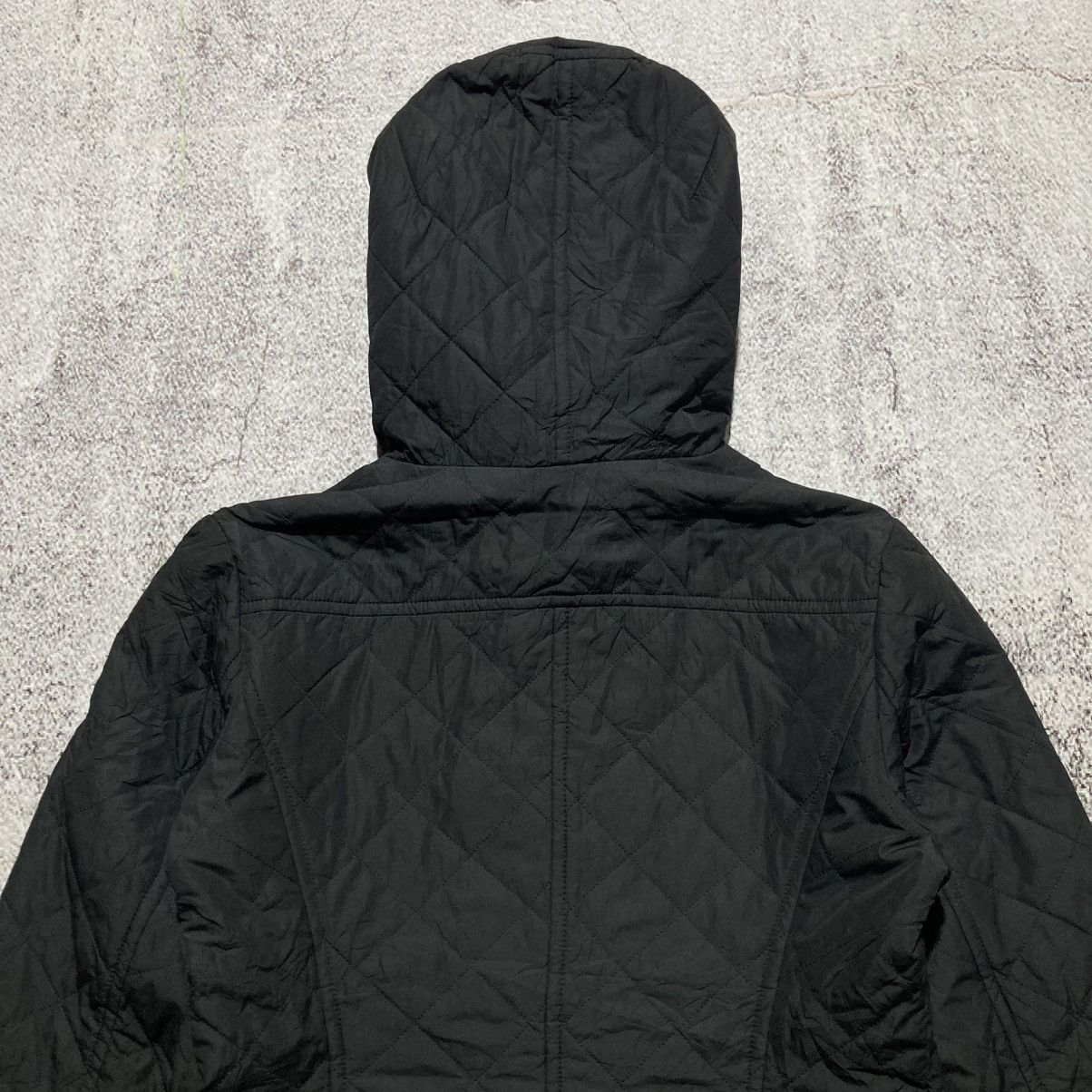 Uniqlo 2000s Uniqlo Winter Quilted Fur Trim Jacket Punk Style Size L / US 10 / IT 46 - 14 Thumbnail