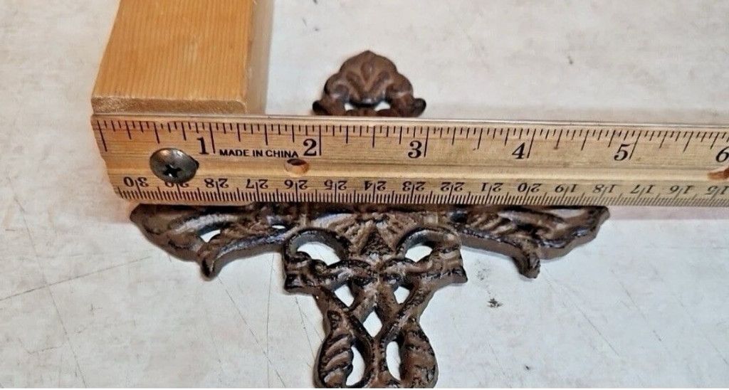 Vintage Vintage Cast Iron Gothic Aged Metal Cross Celtic Medieval Re Size ONE SIZE - 3 Thumbnail