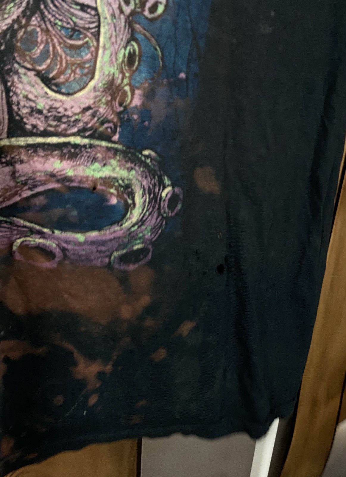 Band Tees 🎸Vintage 90s T-Shirt Evile Drag Me Down Rock Metal VTG Tee🎸 Size US XL / EU 56 / 4 - 8 Thumbnail