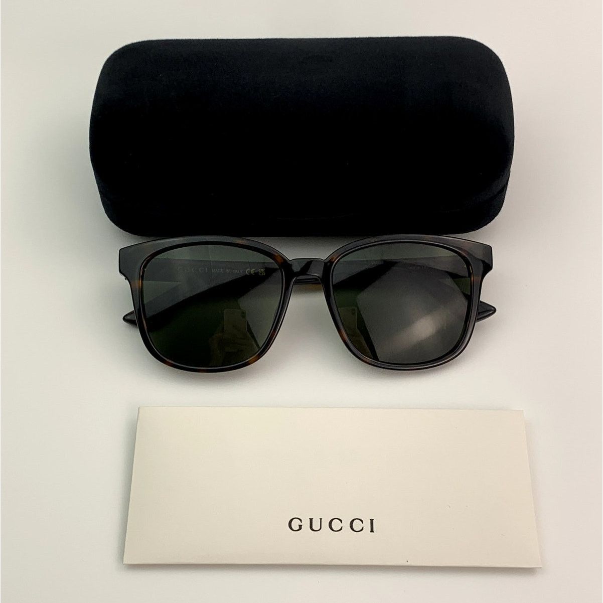 Gucci NEW Gucci GG0637SK 002 Havana Green Unisex Authentic Size ONE SIZE - 11 Thumbnail