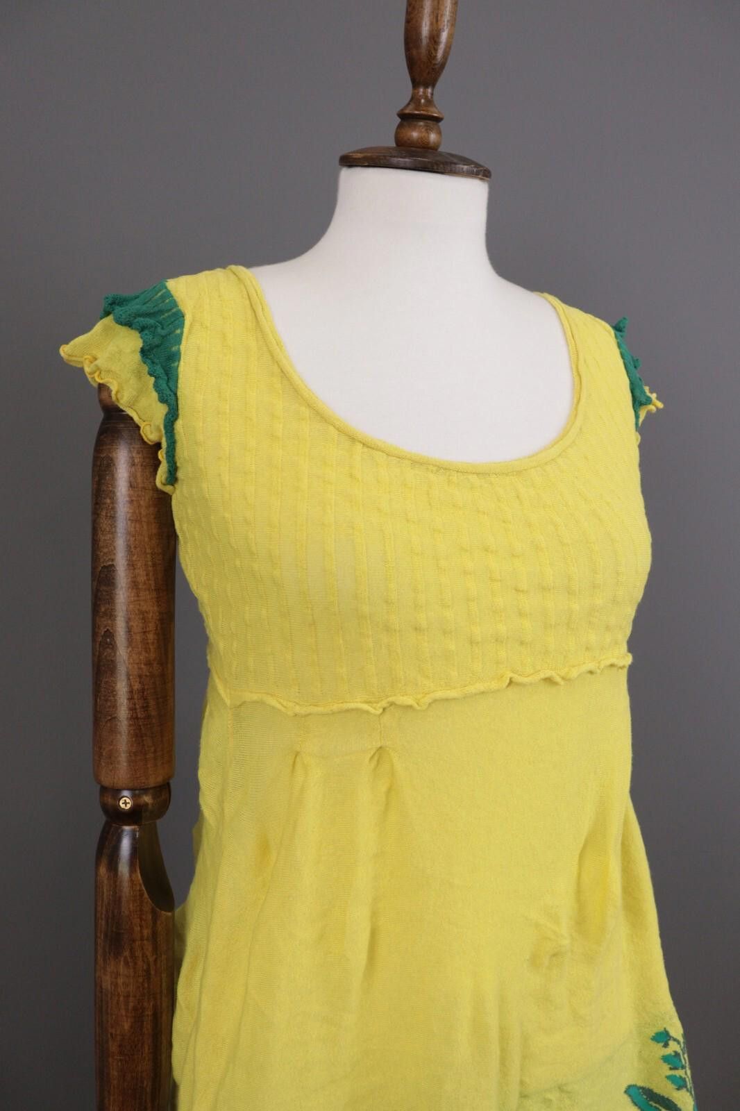 Designer Ivko Handwritten Emotions Floral A-Line Dress Size 36 / S Size M / US 6-8 / IT 42-44 - 6 Thumbnail