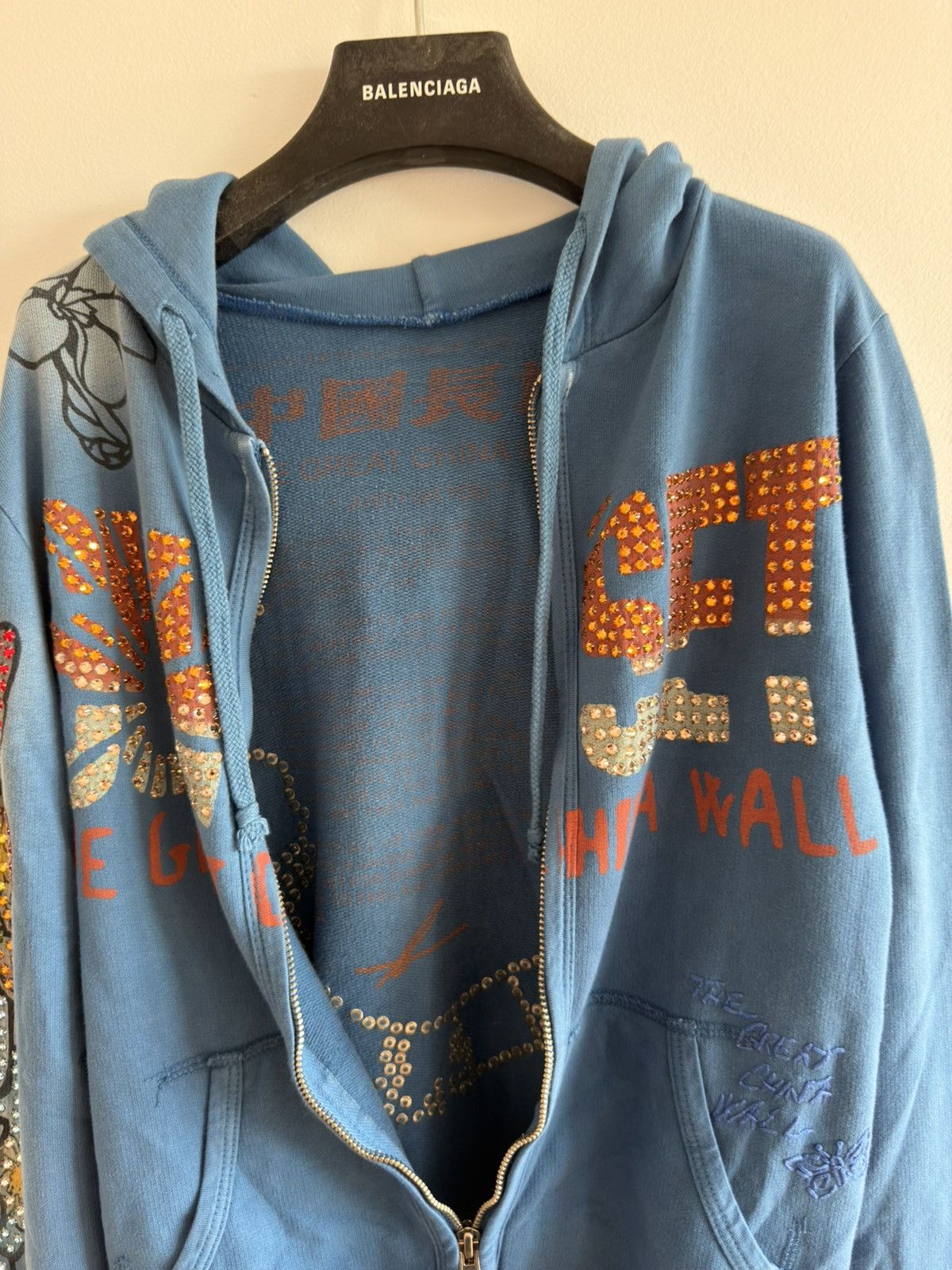 The Great China Wall *RARE* 90s VINTAGE THE GREAT CHINA WALL TGCW HOODIE SUNSET Size S / US 4 / IT 40 - 3 Thumbnail